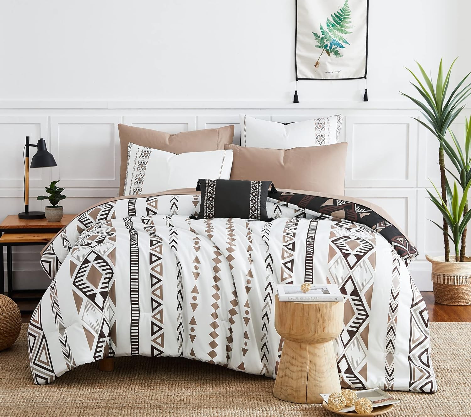 King Size Comforter Set- 7 Pieces