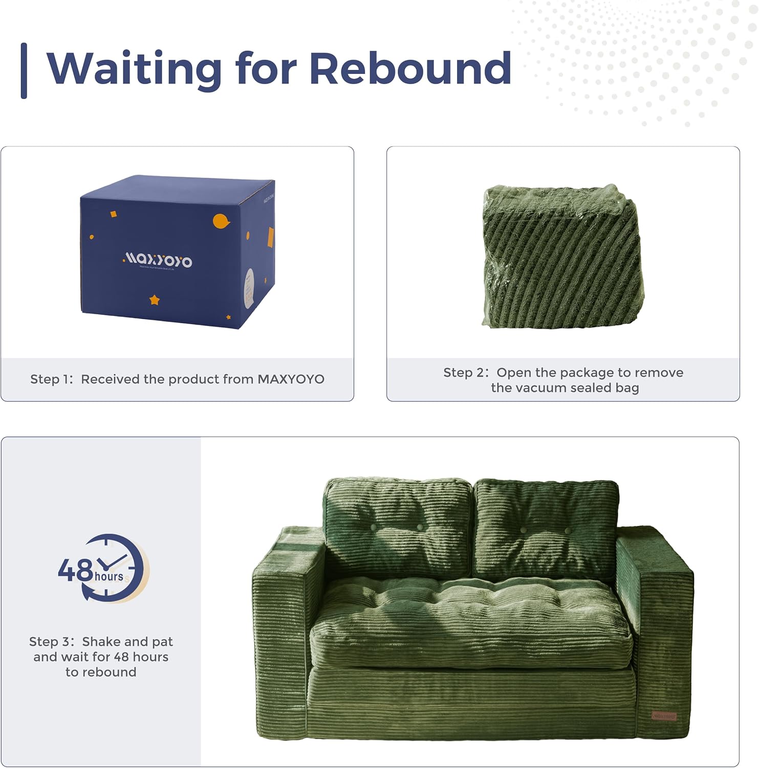 Convertible Sofa Bed, Pull Out Loveseat