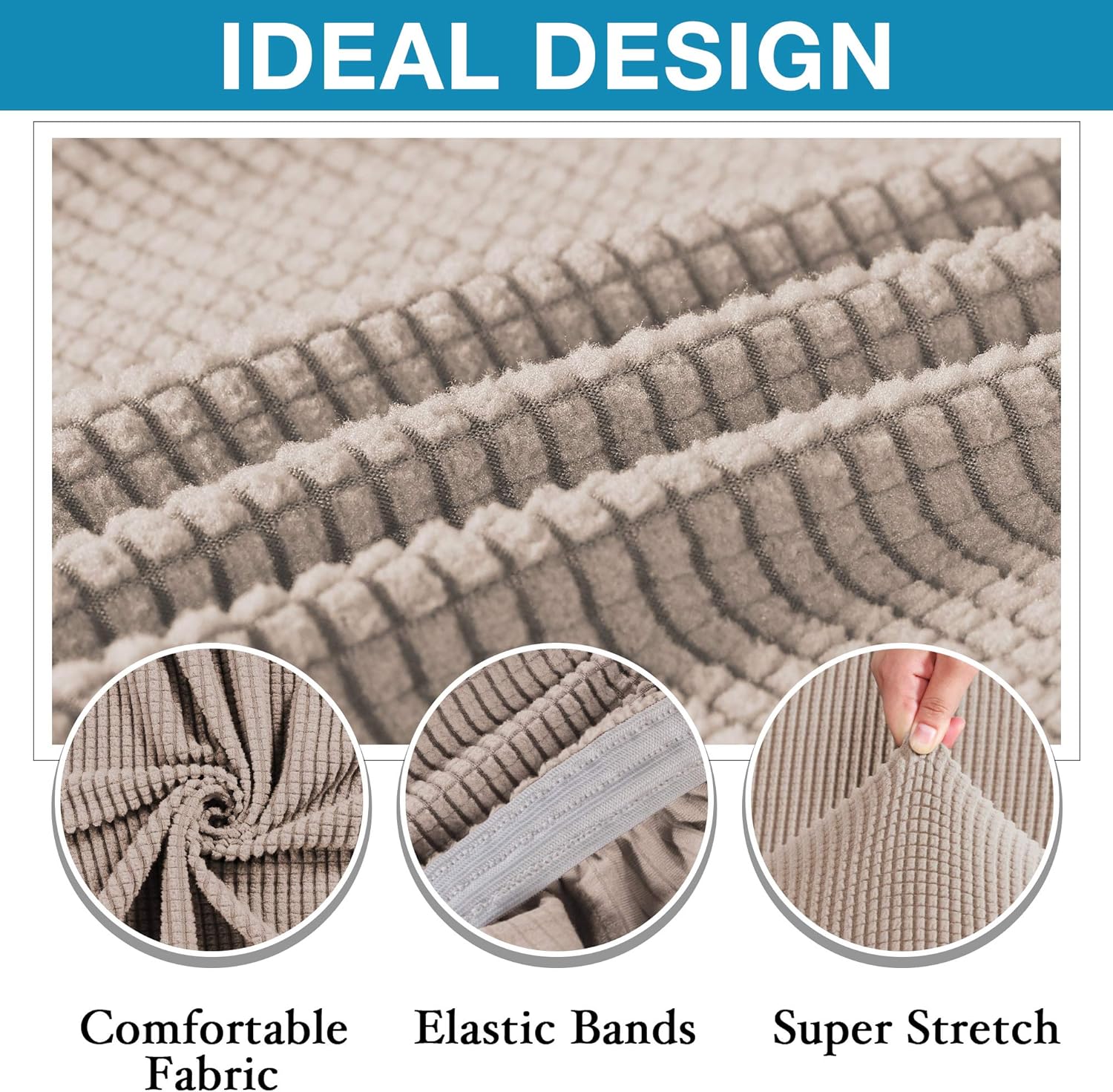 Square Ottoman Slipcovers