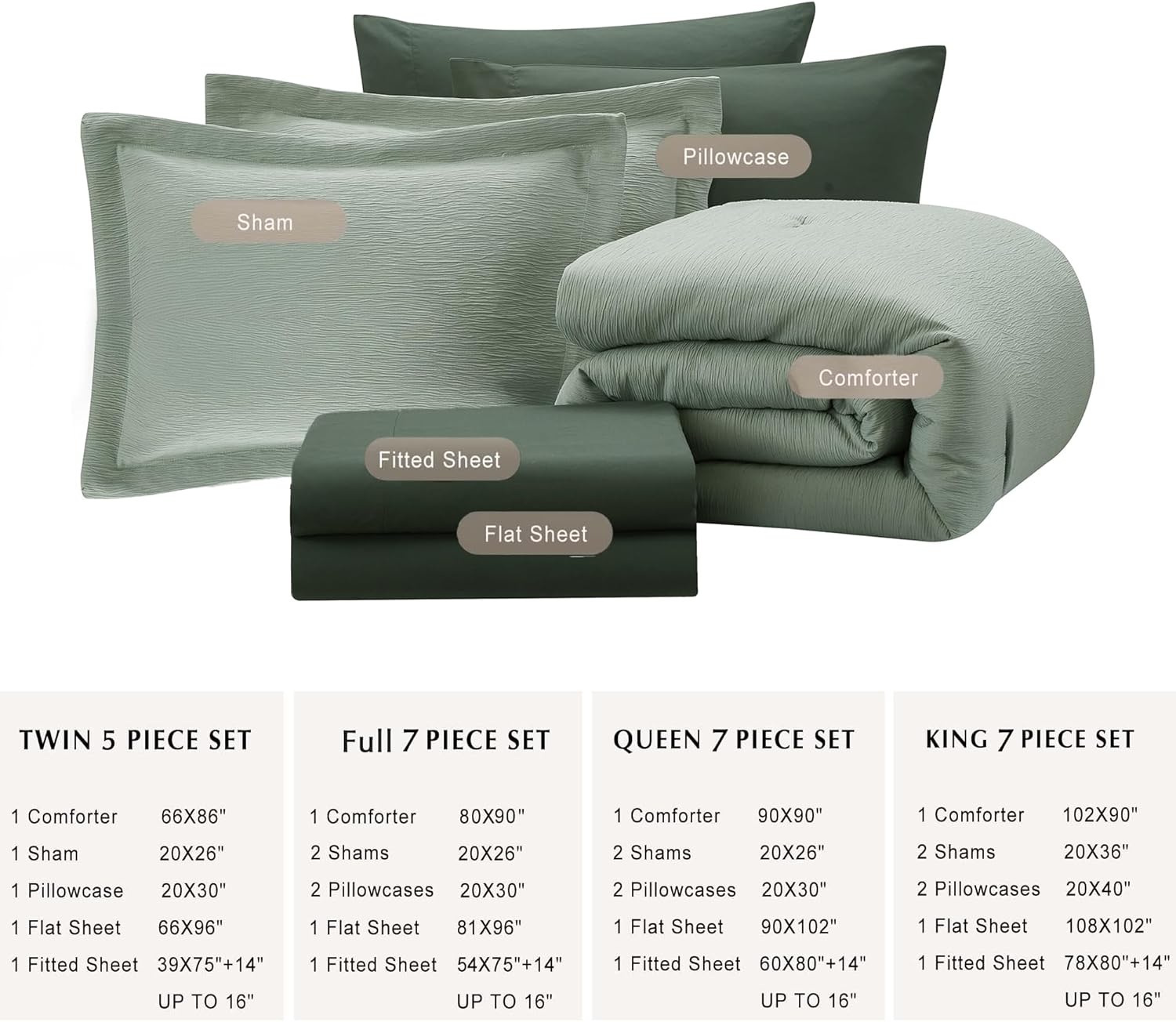 Charcoal Grey Queen Comforter Set