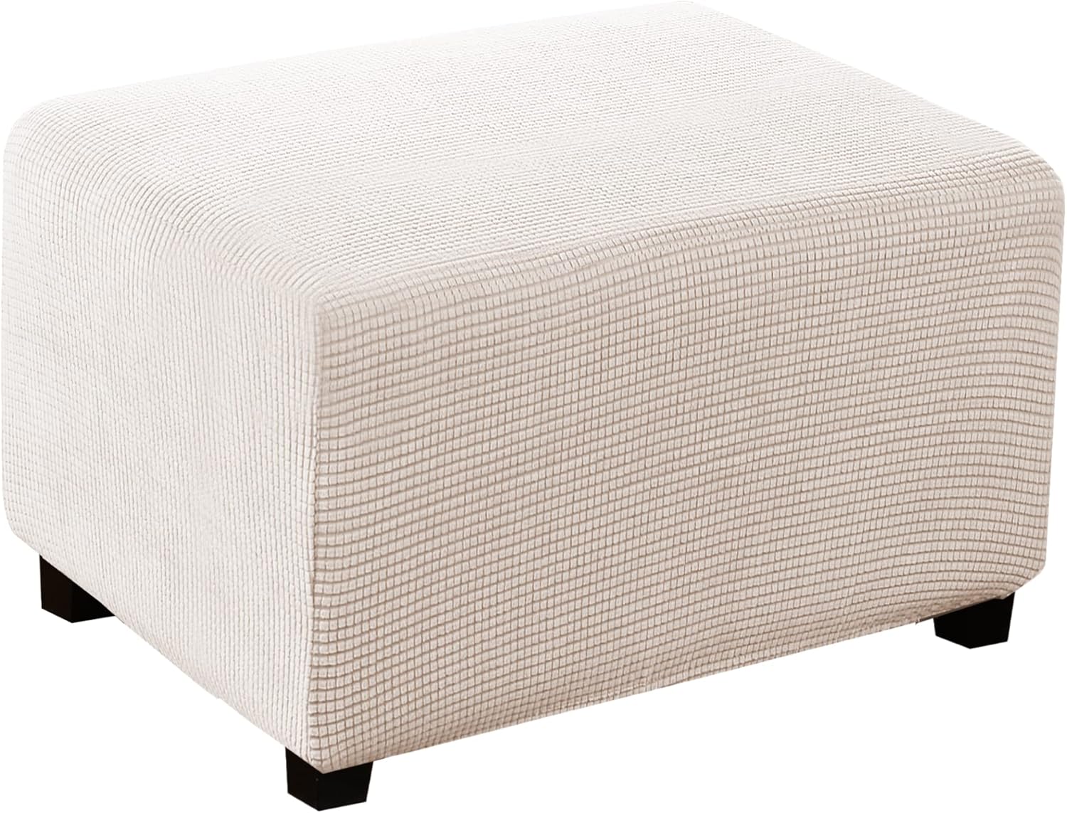 Stretch Ottoman Cover Ottoman Slipcover