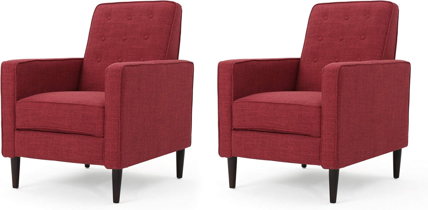 Modern Fabric Recliners, 2-Pcs Set