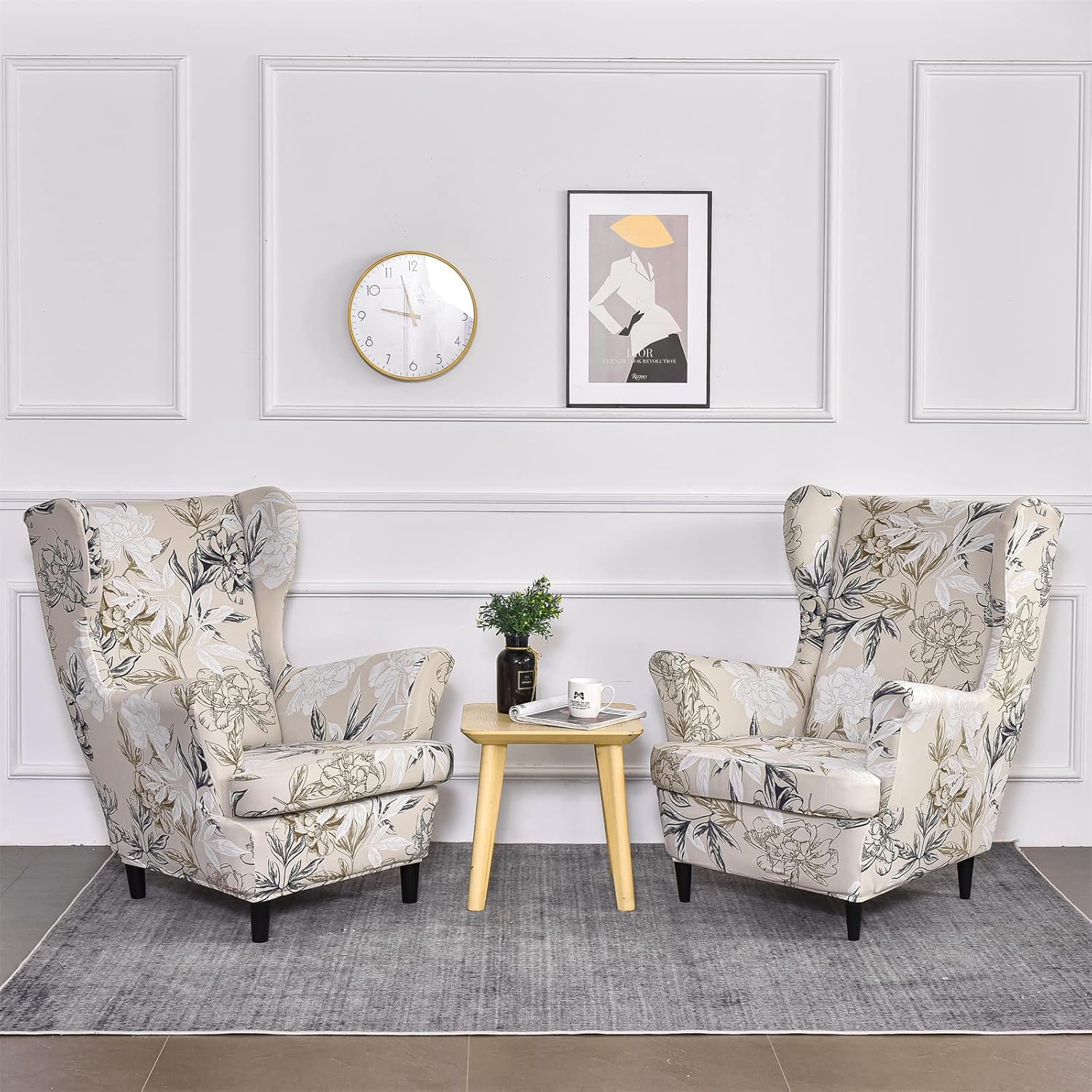 Wingback Chair Cover Slipcovers