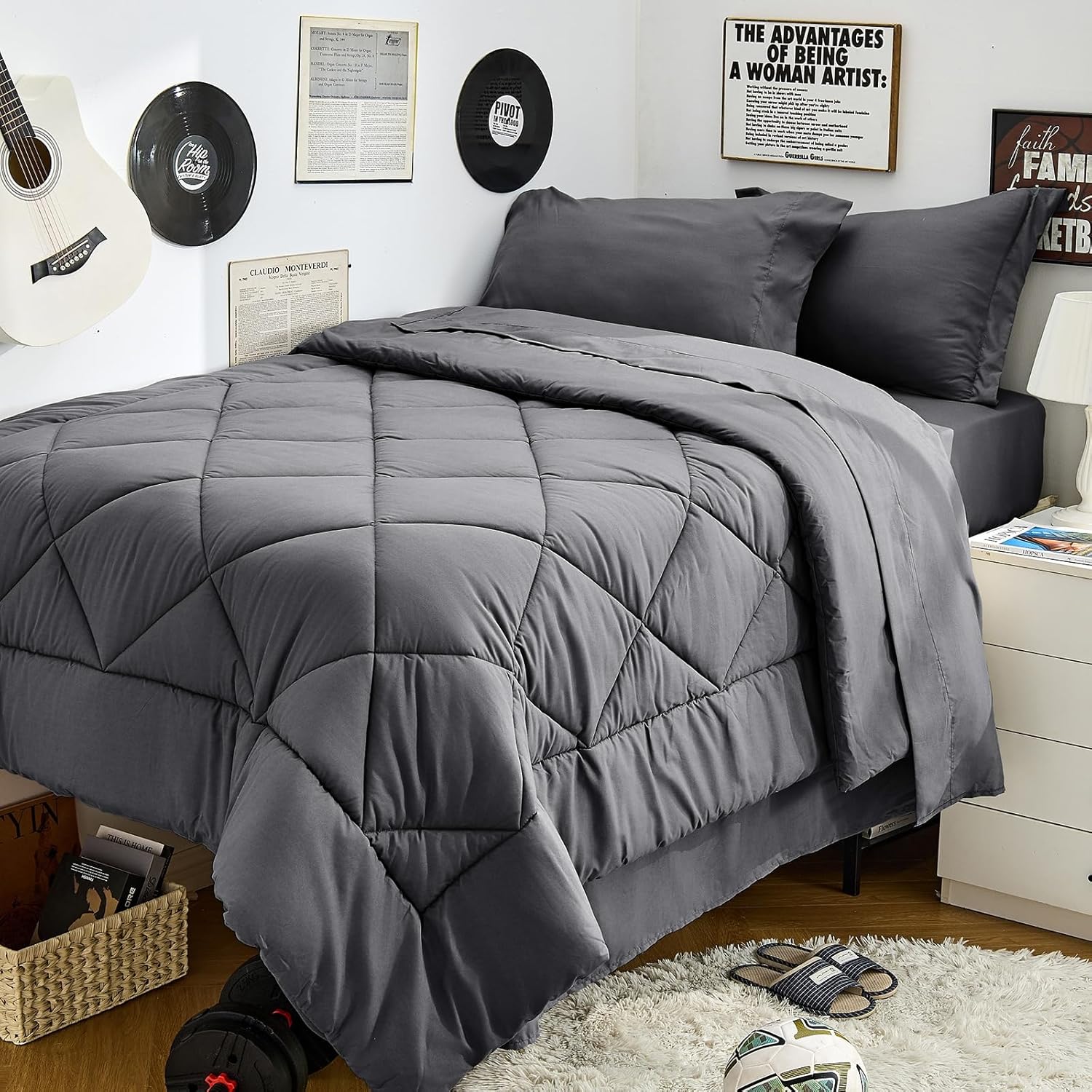 7 Pieces Queen Comforter Set