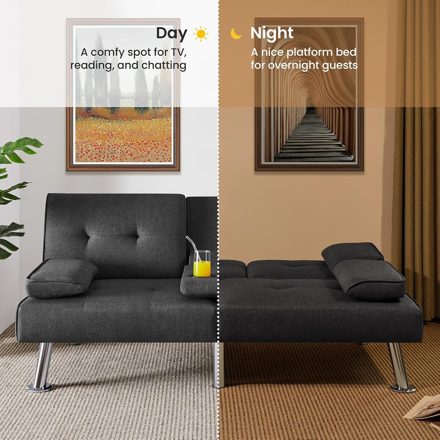 Convertible Sofa Bed Adjustable