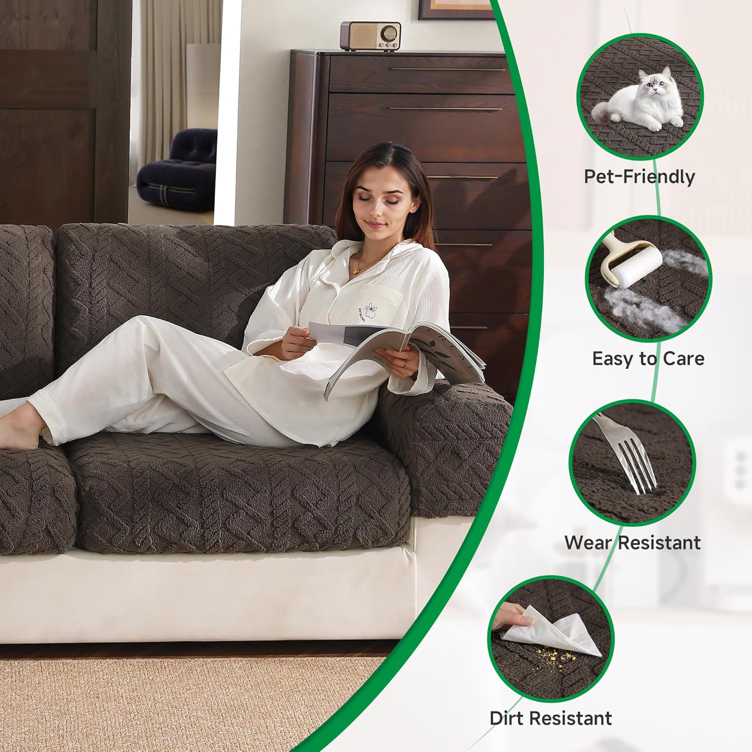 Couch Cushion Covers,