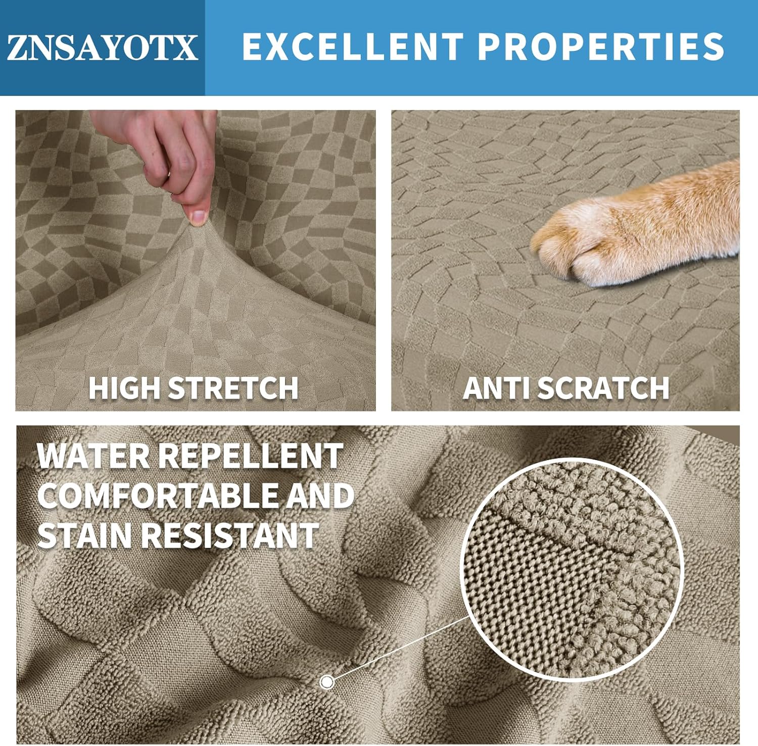 Rectangle Footrest Slipcovers