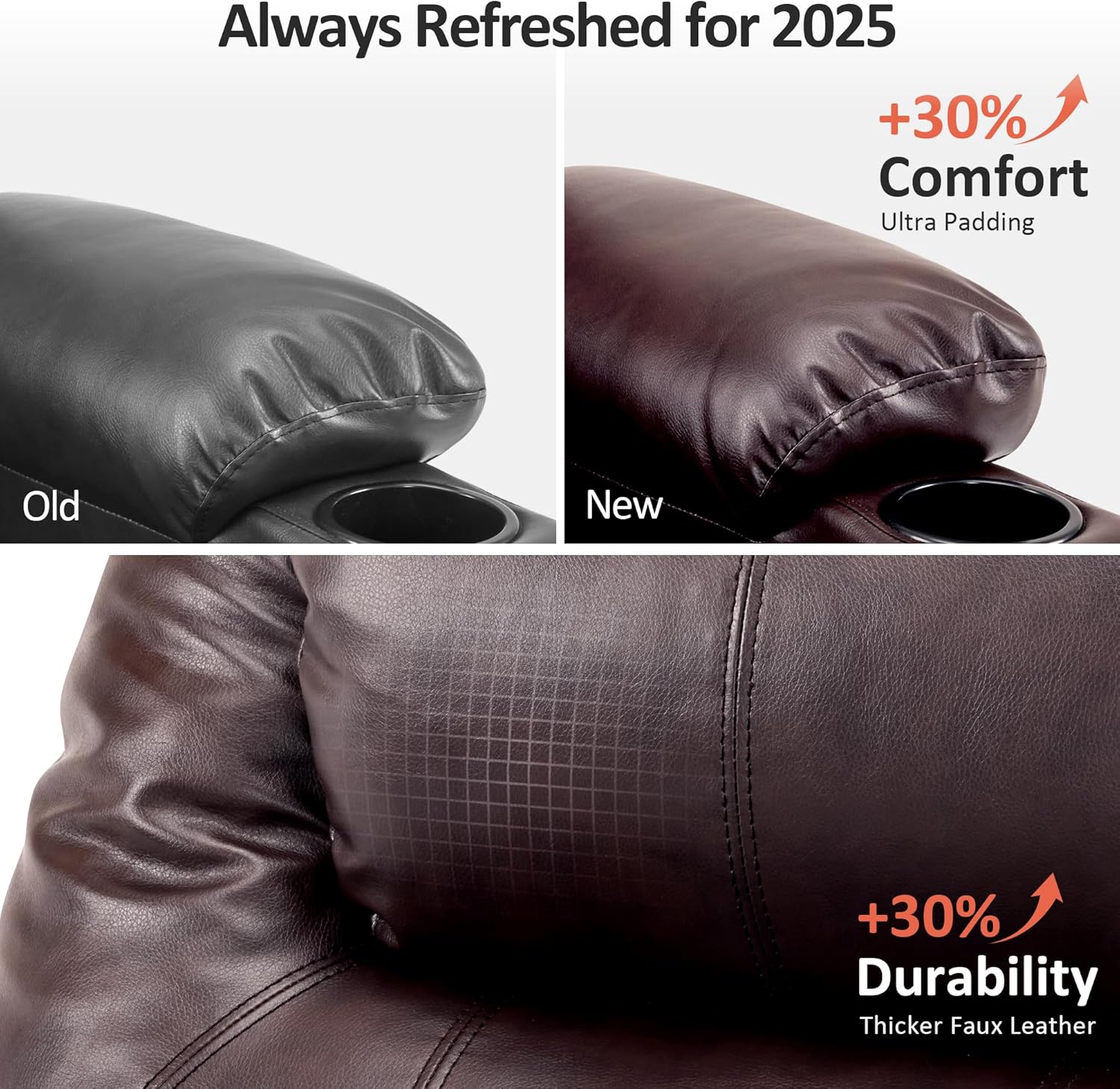 Electric Power Lift Recliner Chair Sofa with Massage and Heat