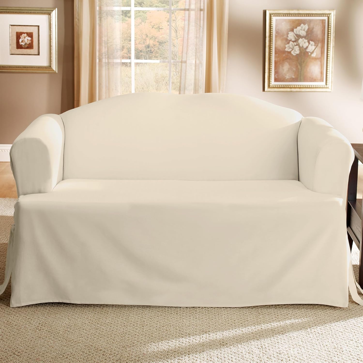 Ottoman Two Piece Slipcover