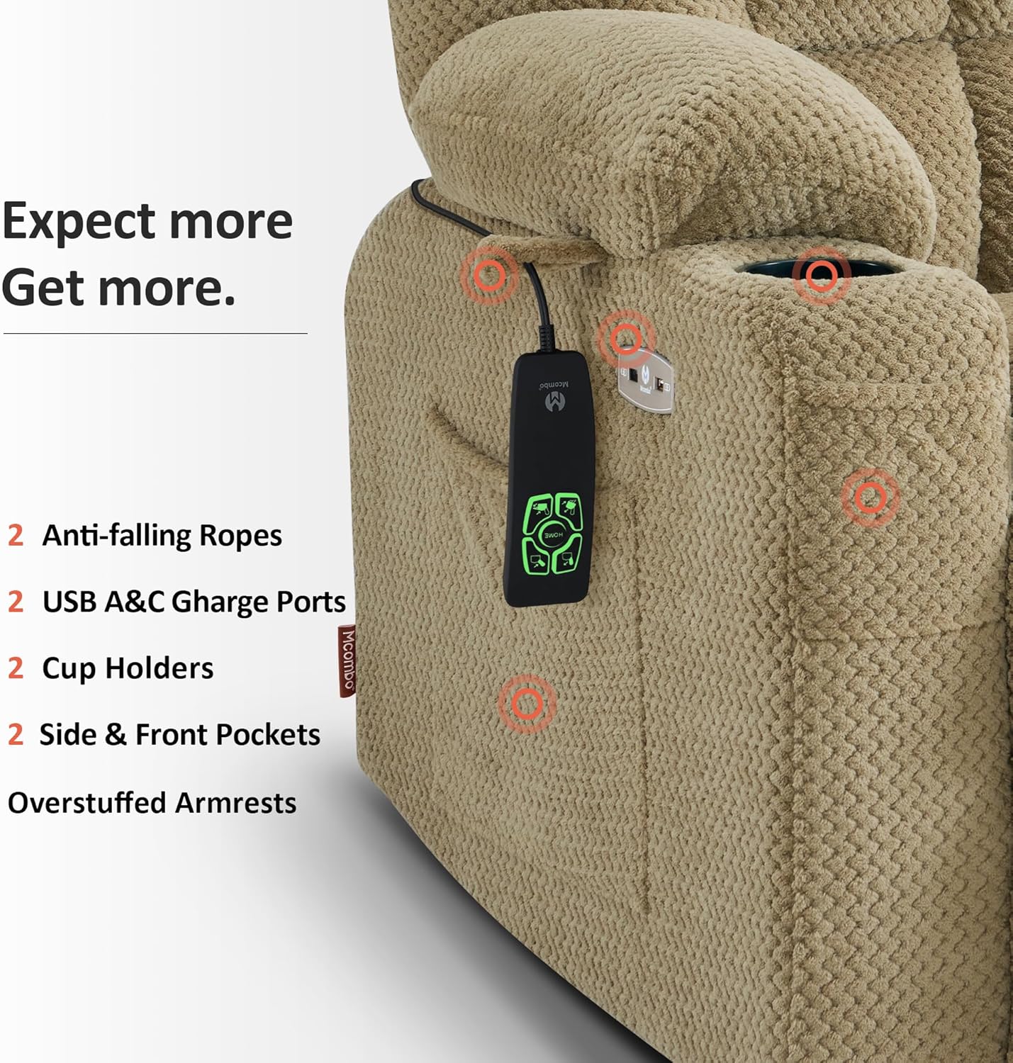 Dual Motor Large Power Lift Recliner Chair