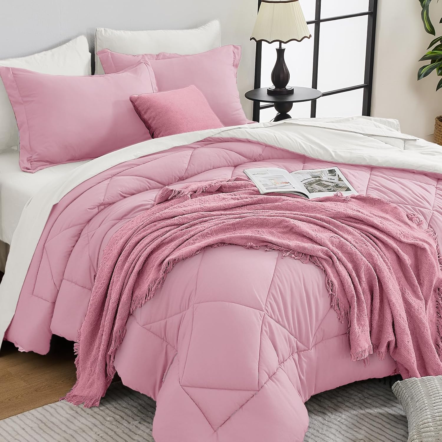 7 Pieces Queen Comforter Set