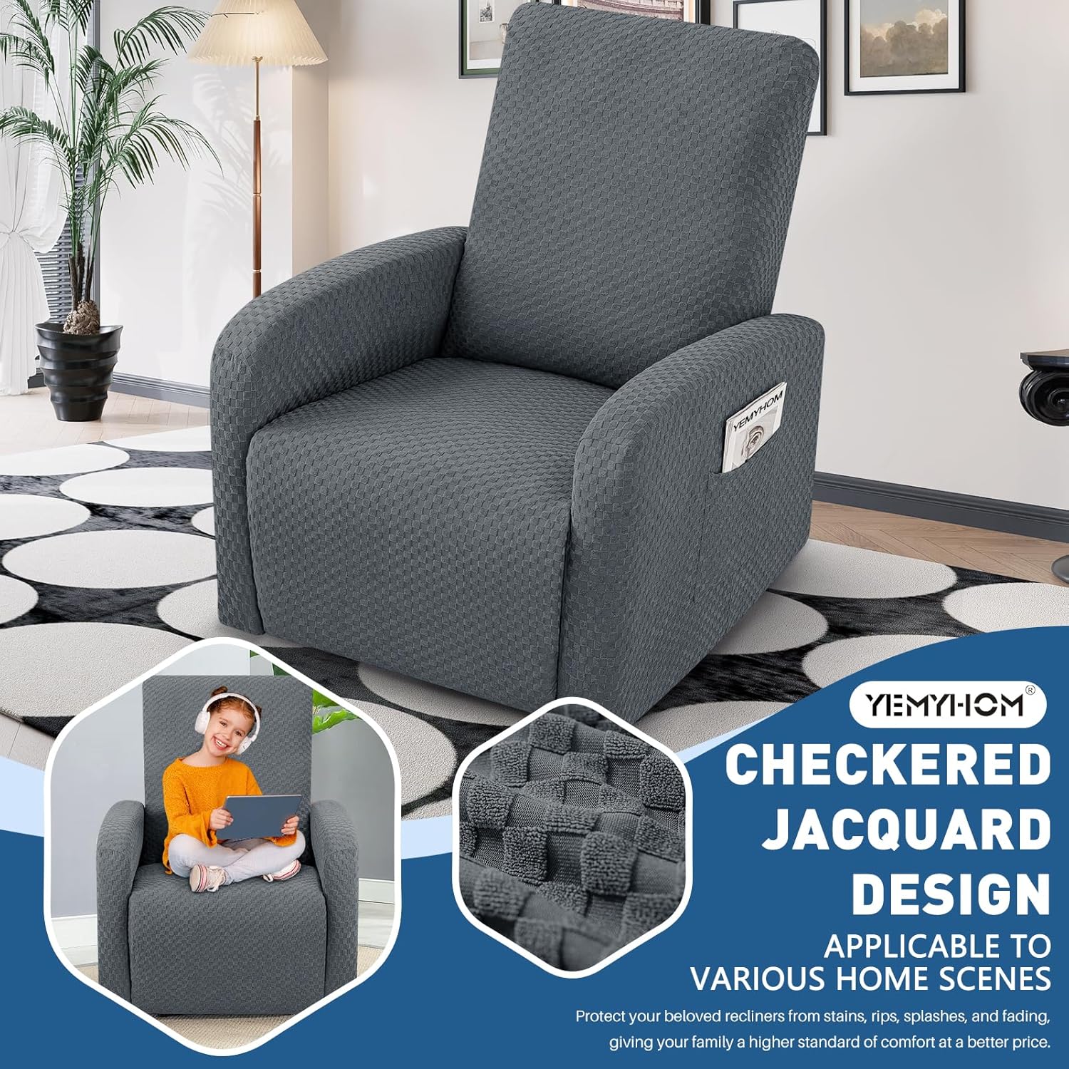 Stretch Loveseat Recliner Slipcover