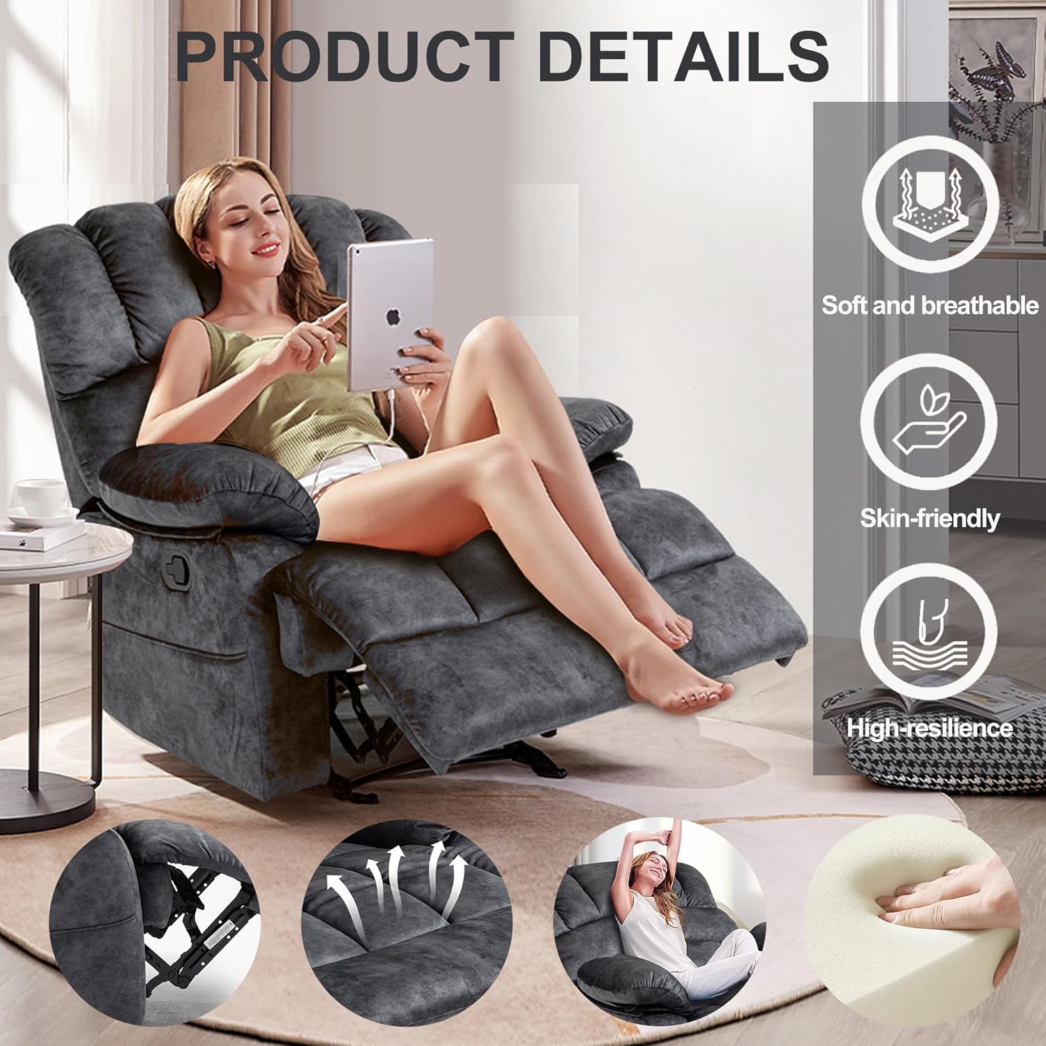 Oversized Recliner Chairs for Adults
