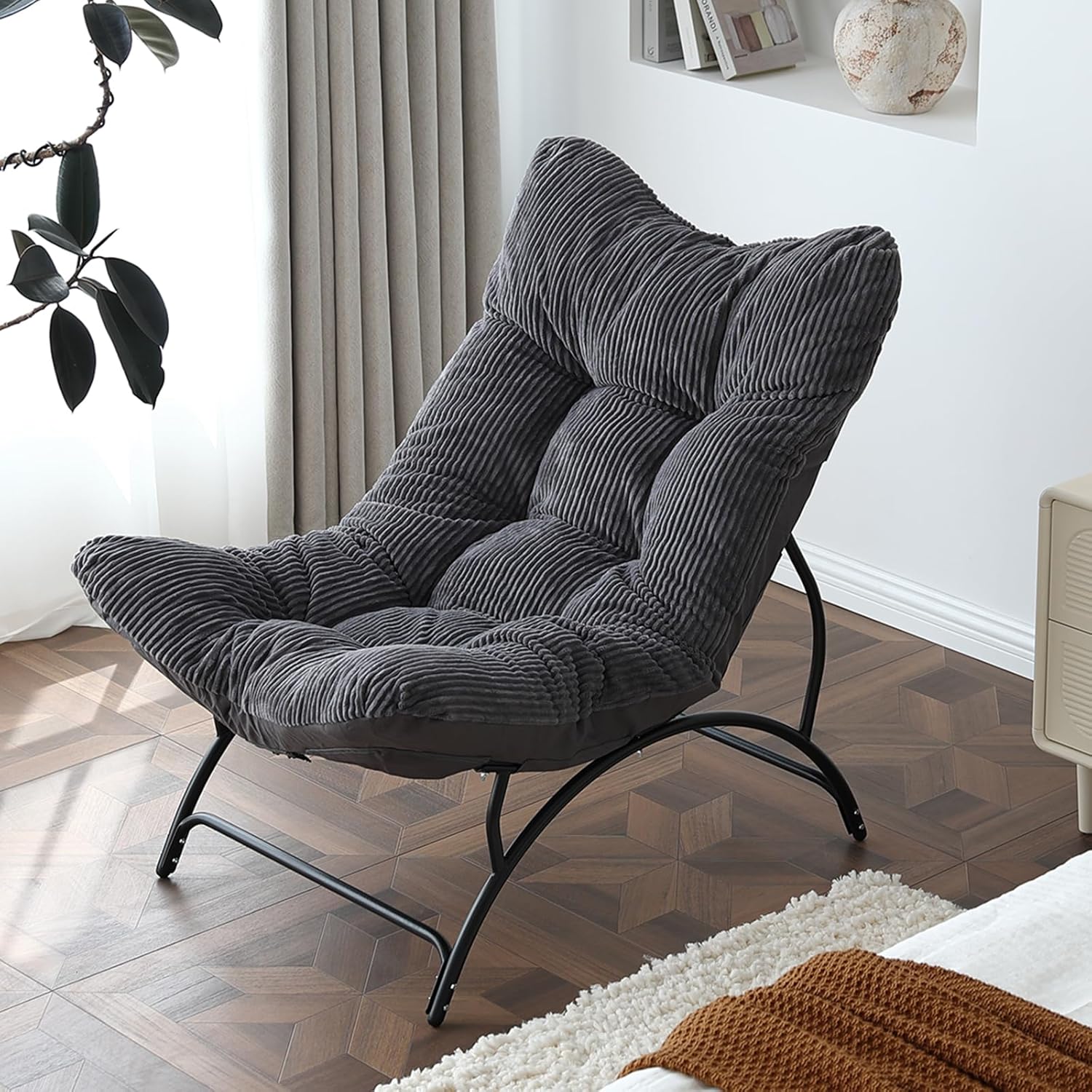 Accent Chair with Ottoman