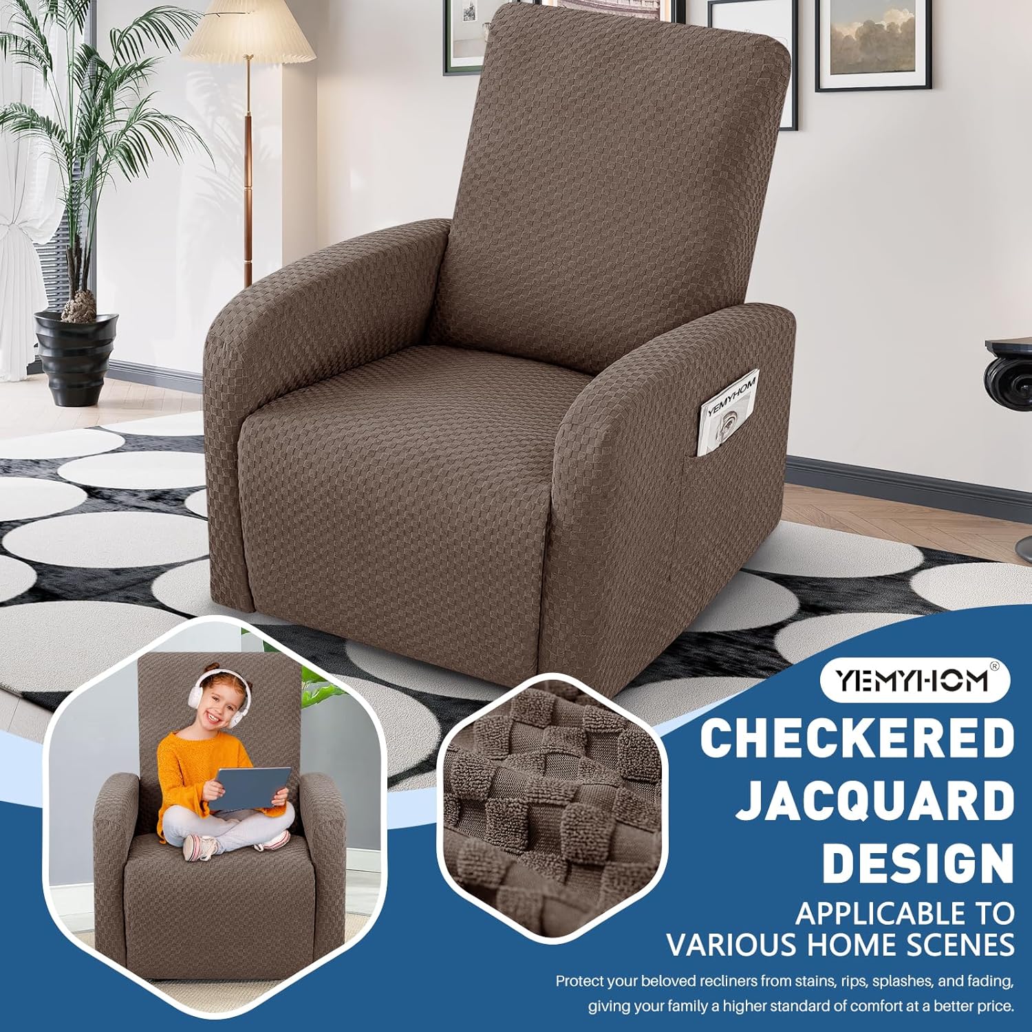 Stretch Loveseat Recliner Slipcover