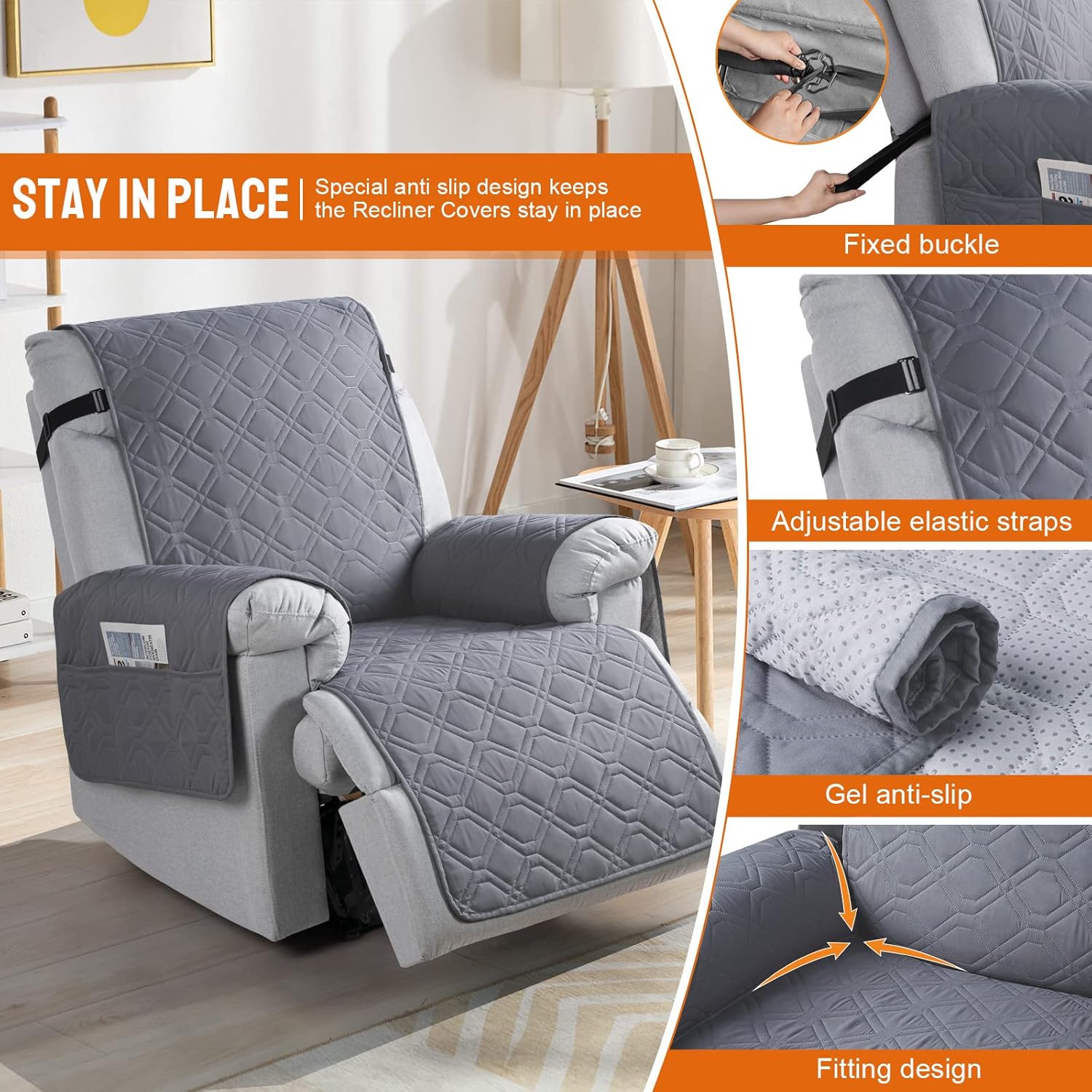 100% Waterproof Recliner Chair Covers