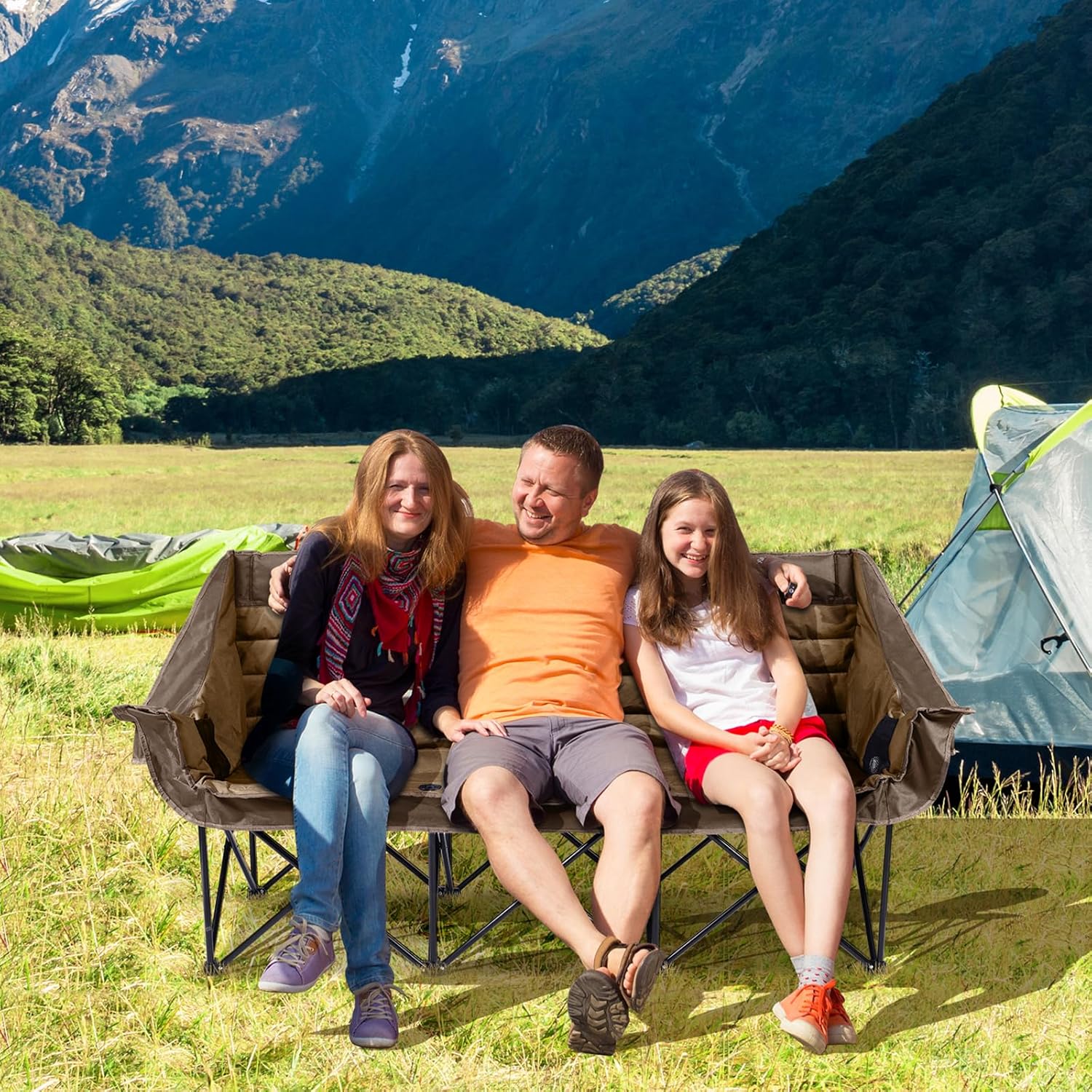 Loveseat Padded Camp Chair