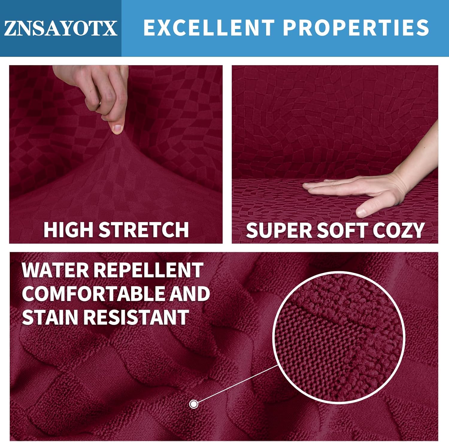 Rectangle Footrest Slipcovers