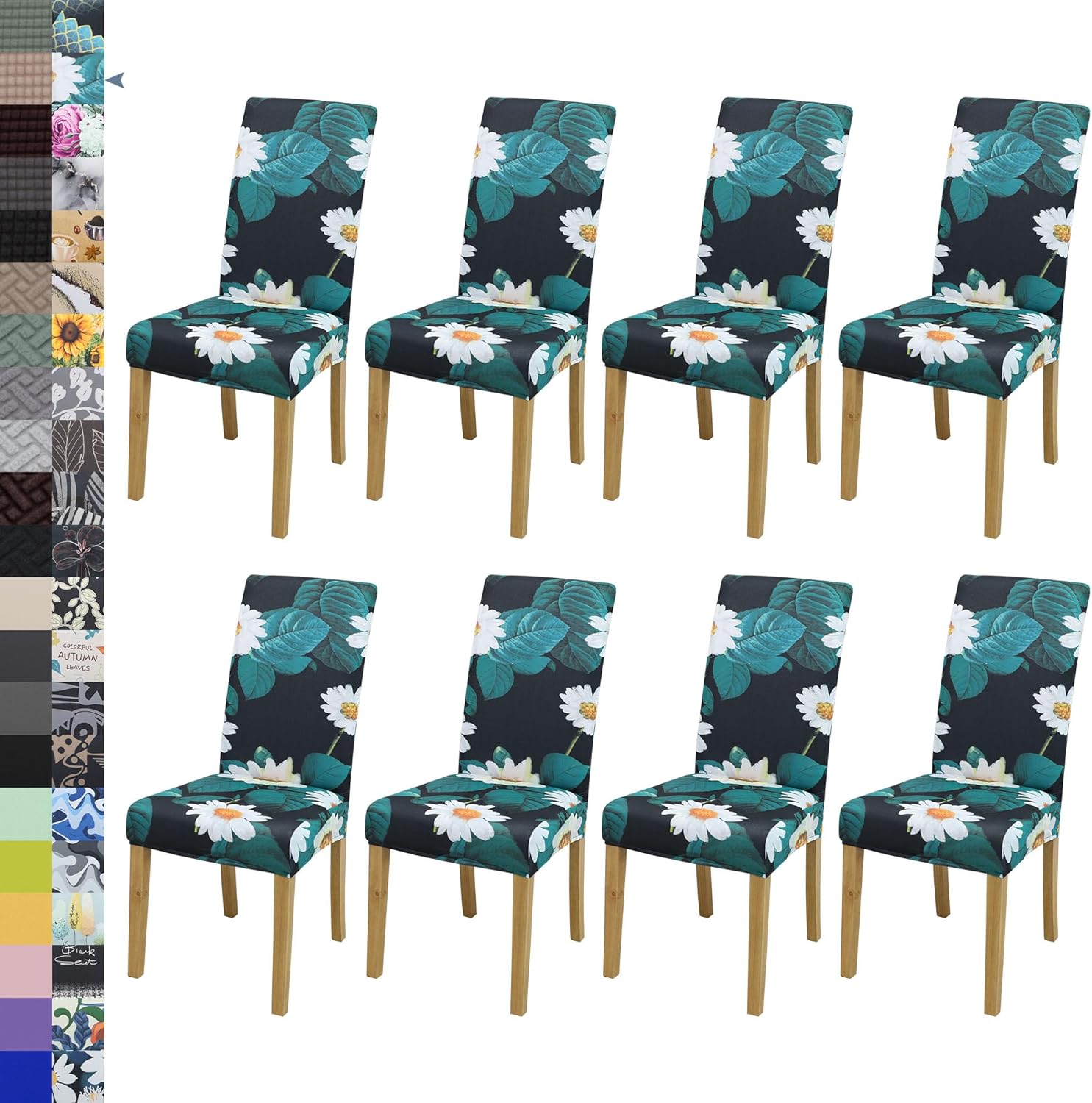 Dining Chair Cover,Dining Room Chair Covers Set of 6,Stretch Kitchen Chair Cover,Washable Dining Chair Cover,Parsons Chair Slipcovers Protective,for Home,Restaurant,Banquet(Gray)