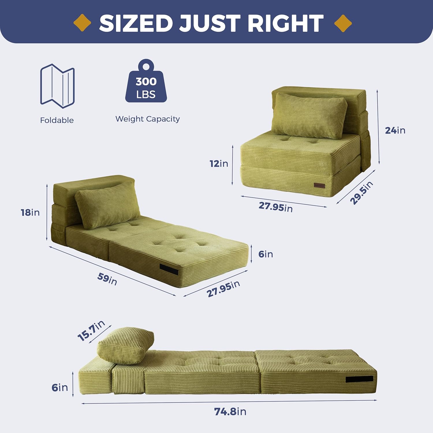 Convertible Sofa Bed