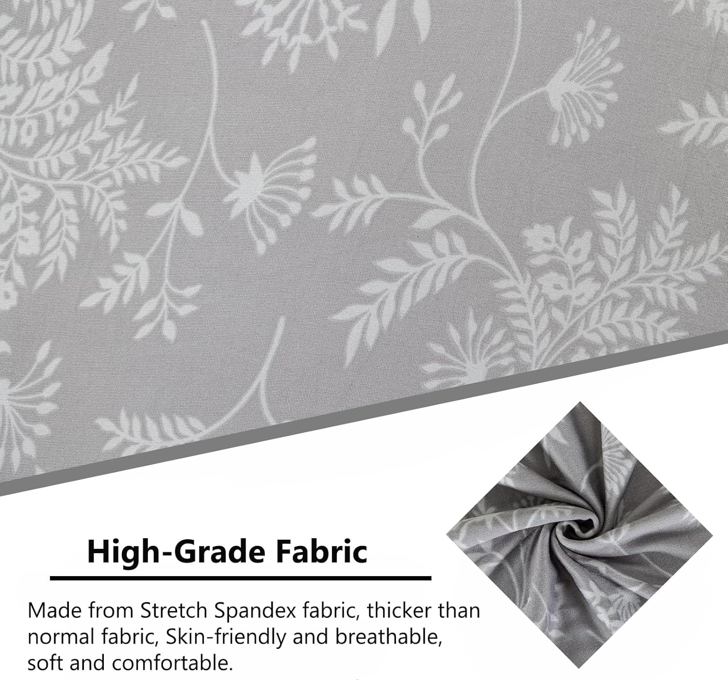 Wing Chair Slipcovers 2 Pieces Stretch Spandex Wingback Chair Covers Sofa Slipcover Printing Wingback Armchair Slipcovers Furniture Protector Couch Soft with Elastic Bottom for Wingback Chairs,12