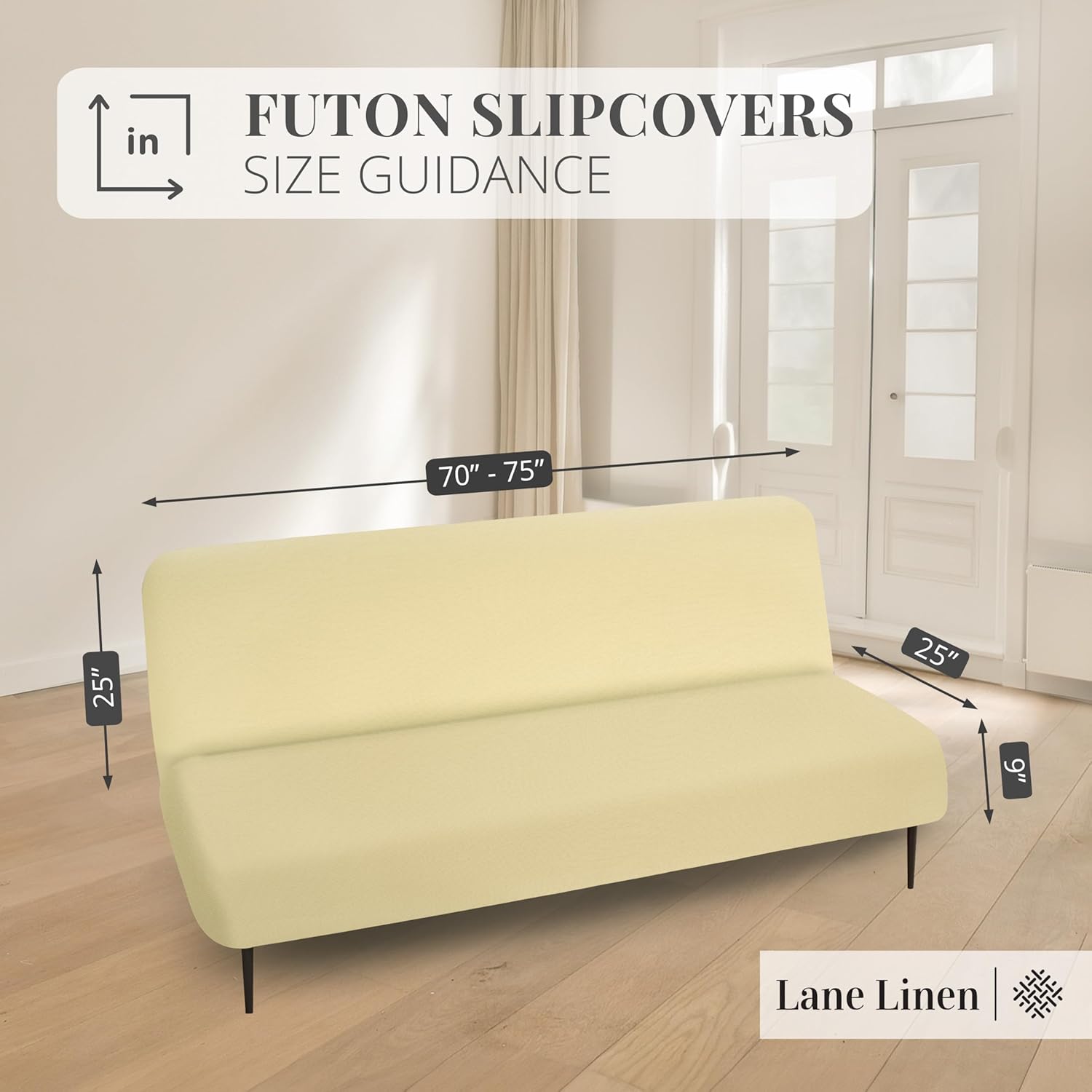 Armless Futon Cover