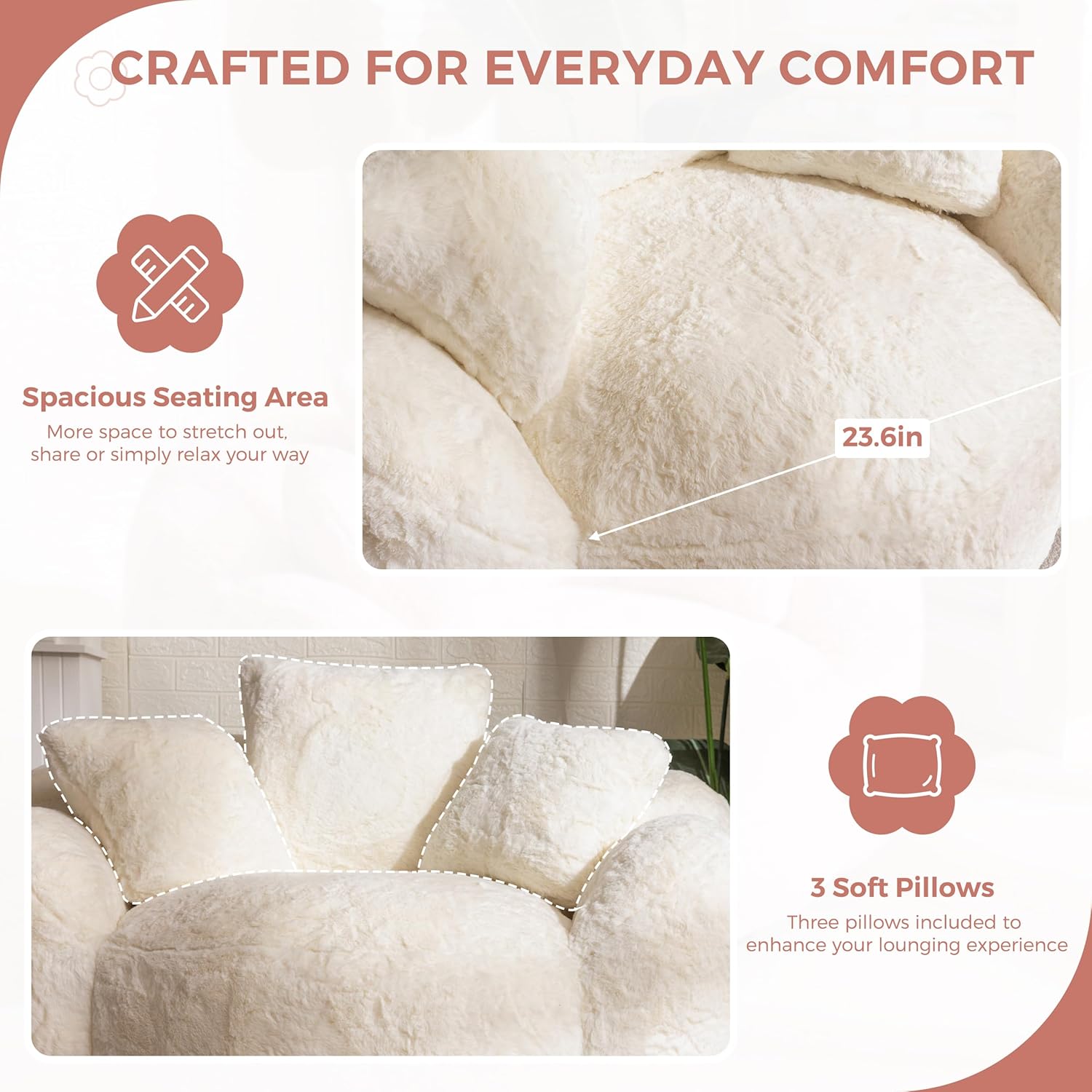 Bean Bag Chair for Adults,