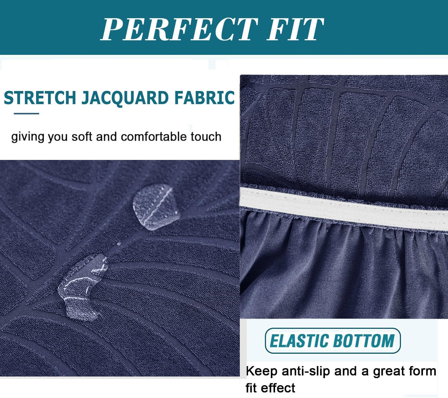 Ottoman Cover Square-Stretch Water Repellent