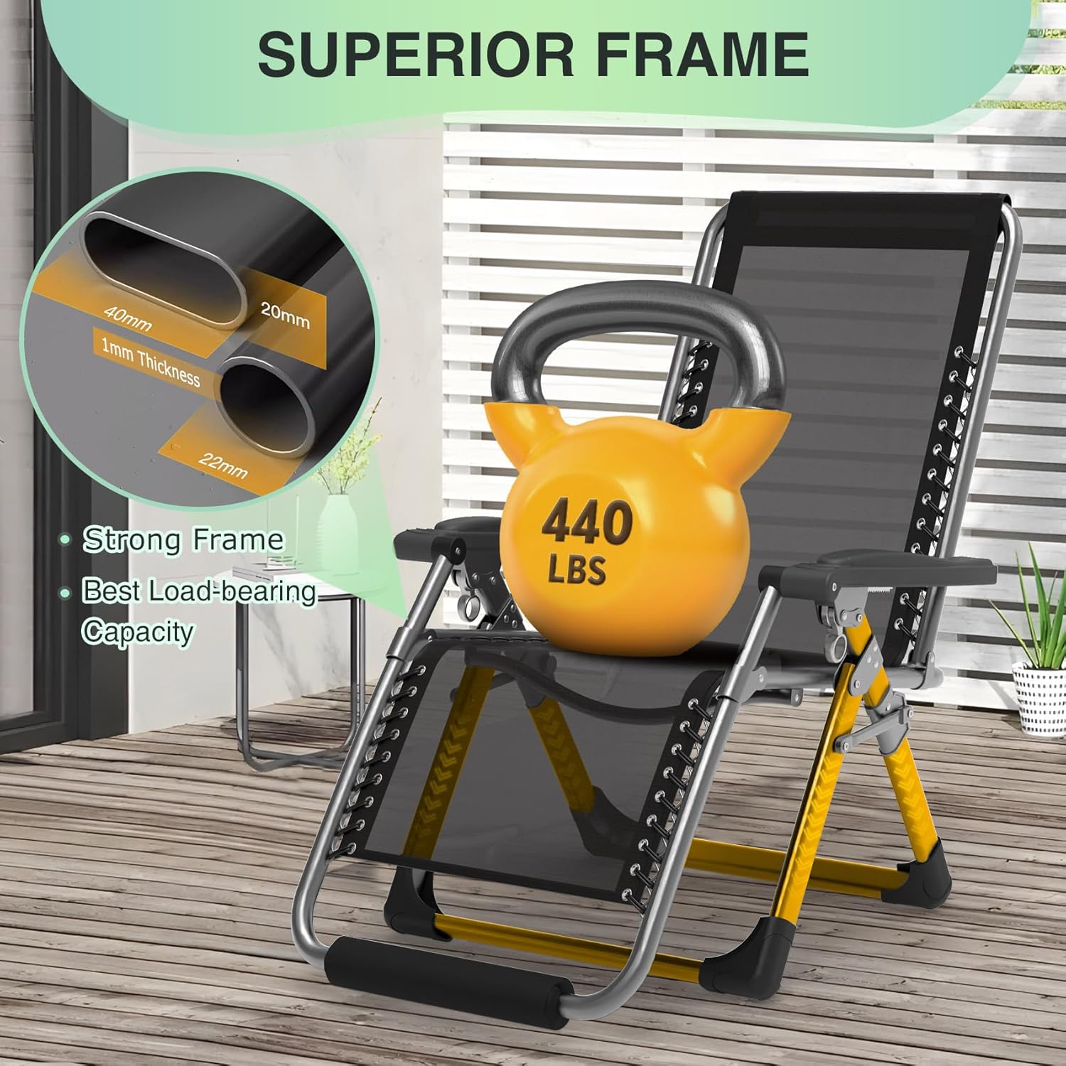 Reclining Camping Lounge Chair