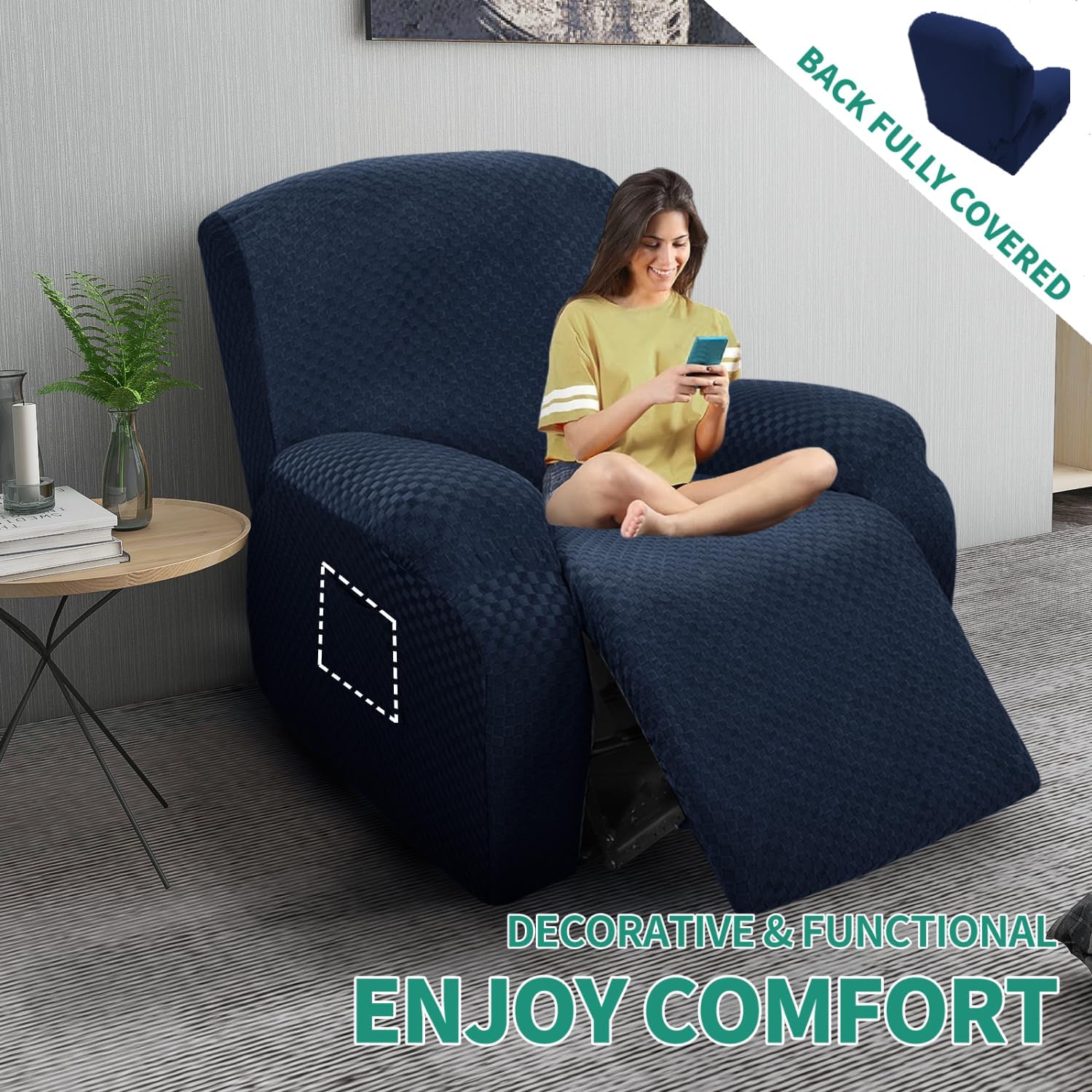 Stretch Loveseat Recliner Slipcover