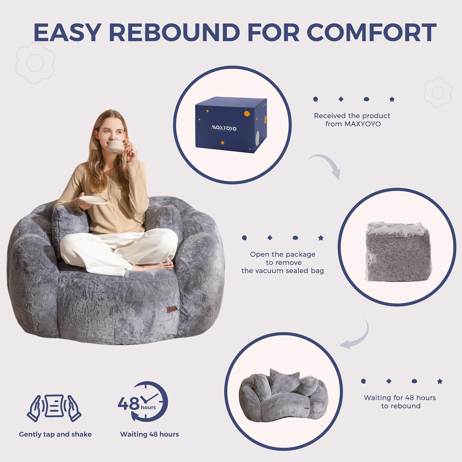 Bean Bag Chair for Adults,