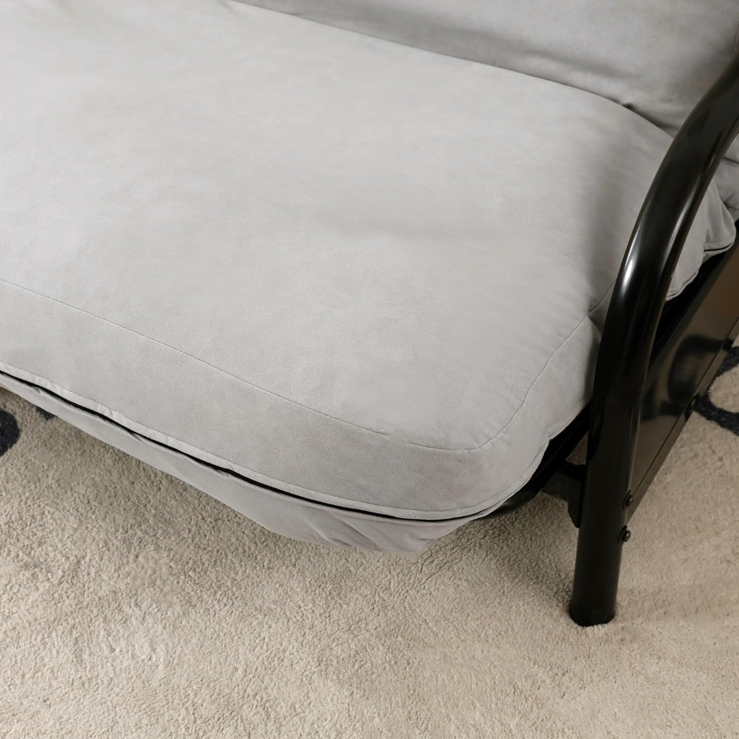 Zipper Classic Soft Micro Suede Futon Cover sofa