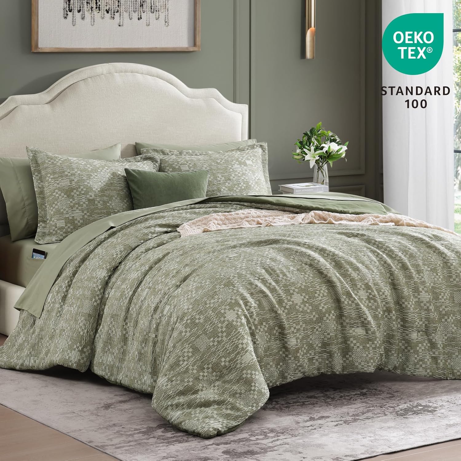 Charcoal Grey Queen Comforter Set