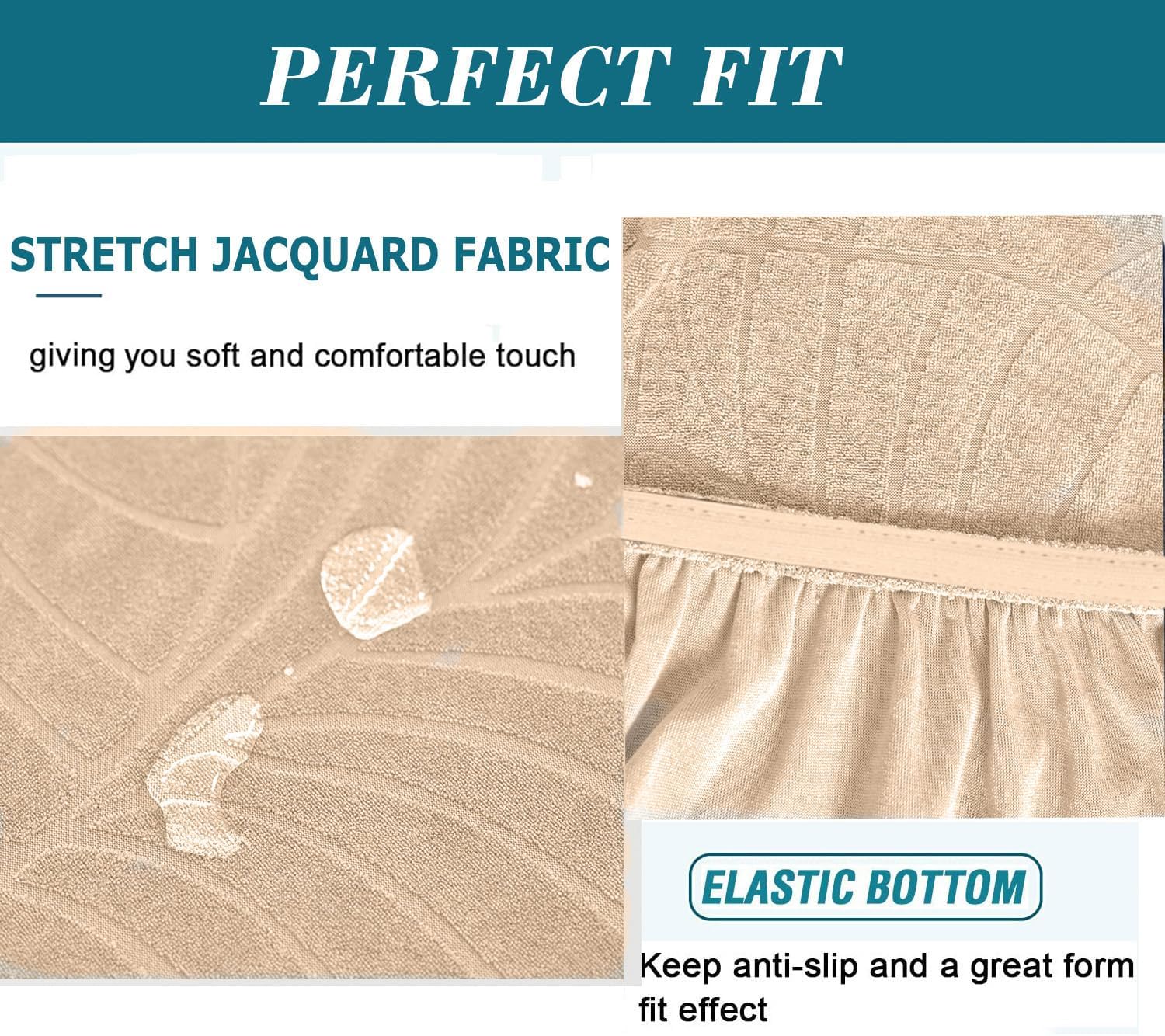 Ottoman Cover Square-Stretch Water Repellent