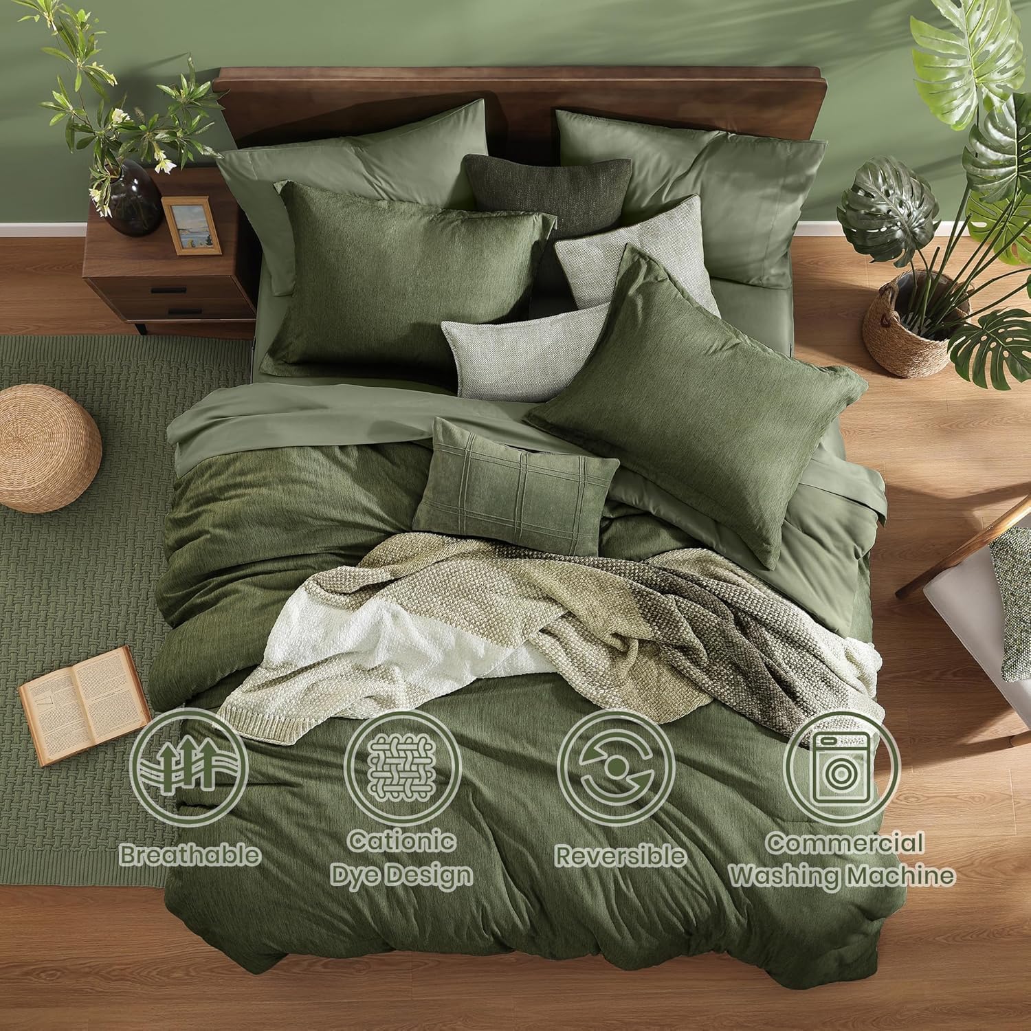 King Comforter Set - 7 Pieces