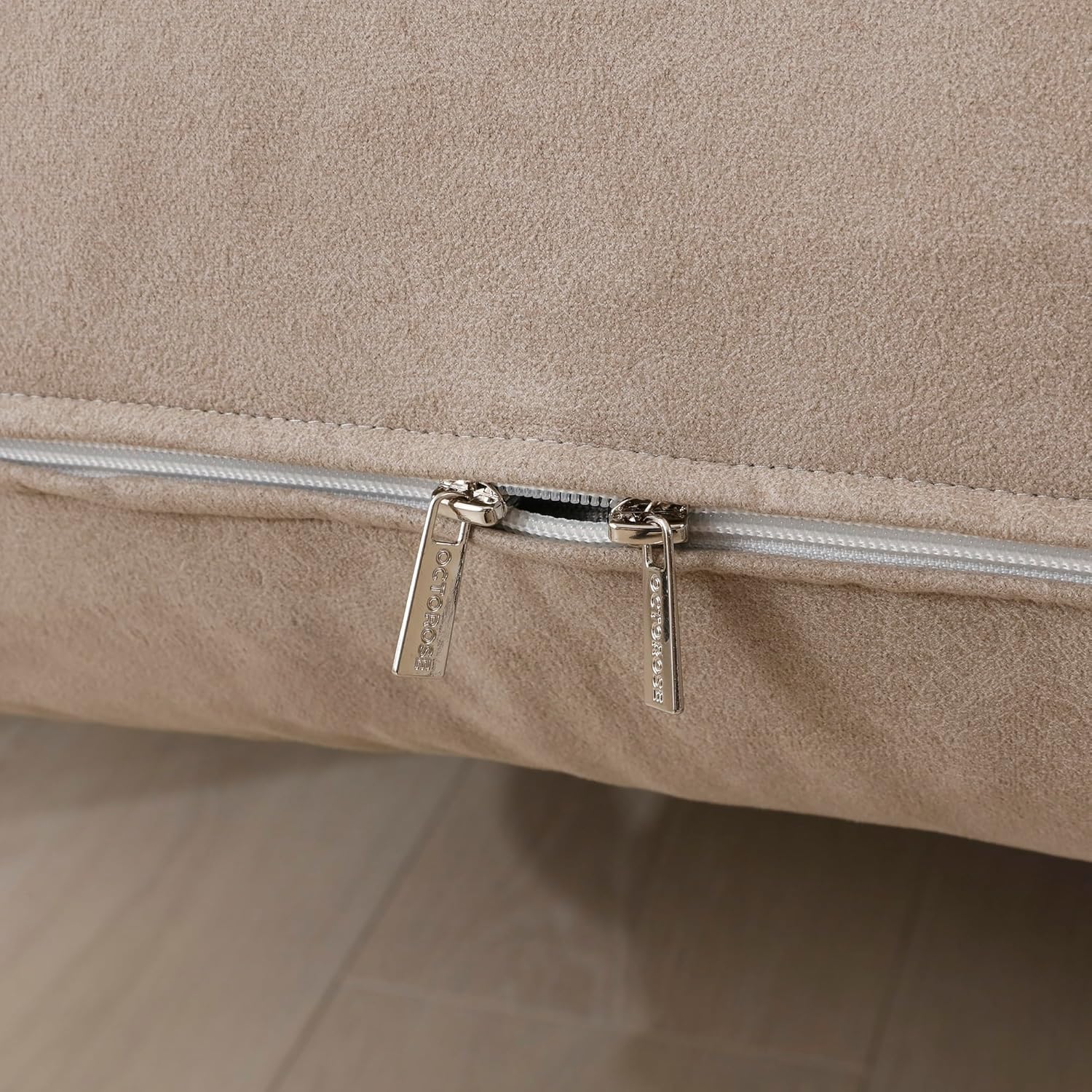 Zipper Classic Soft Micro Suede Futon Cover sofa