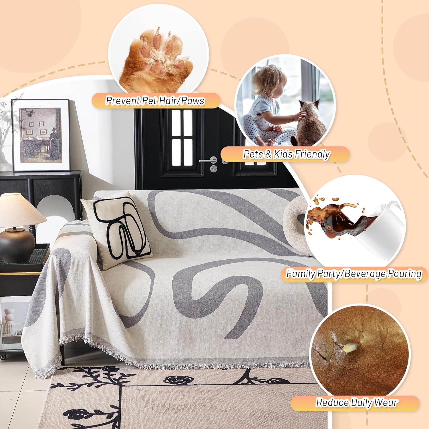 Couch Cover Super Soft Couch Covers