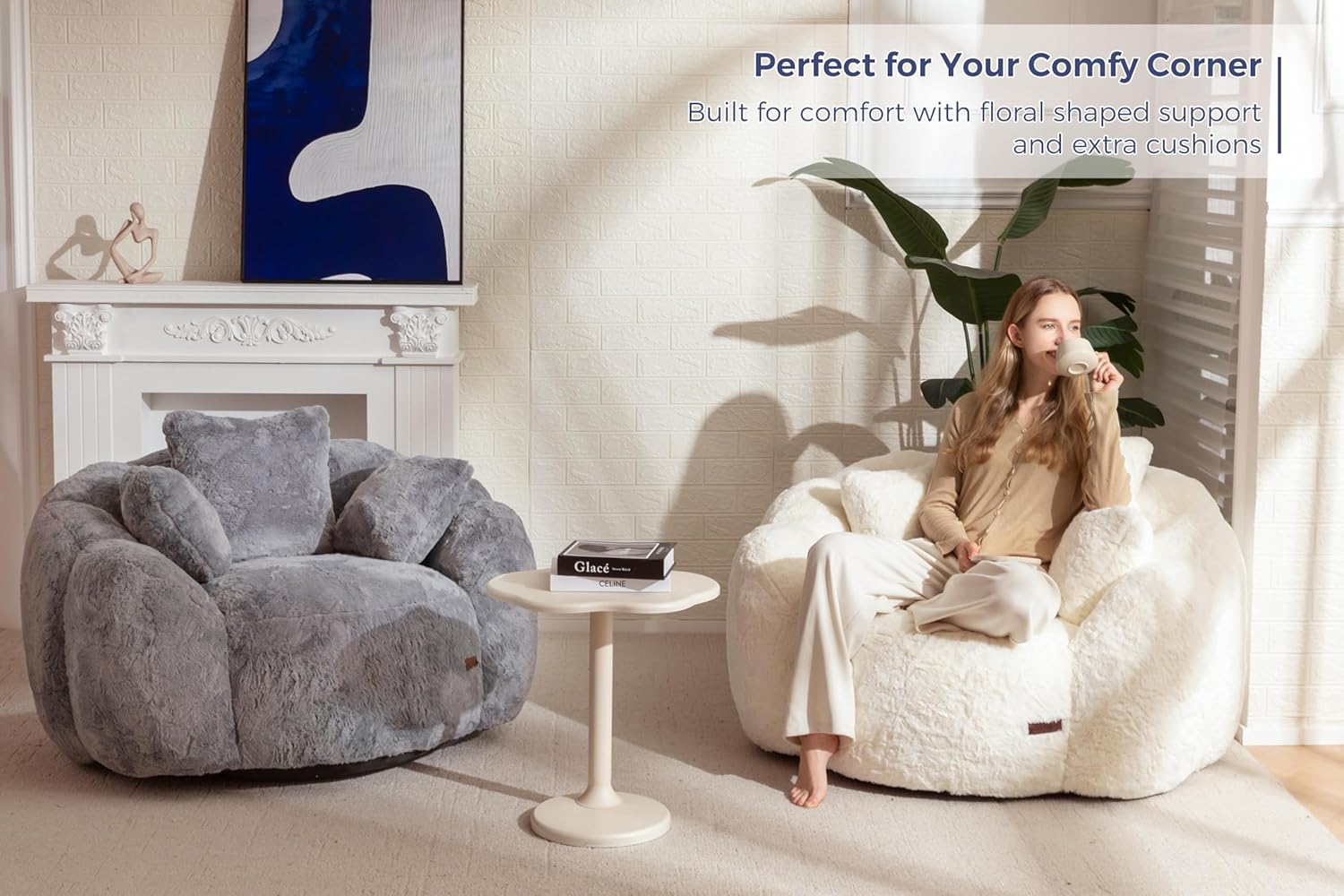 Bean Bag Chair for Adults,