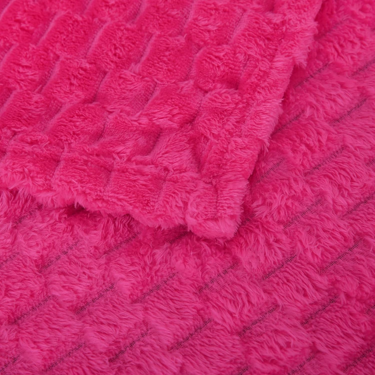 Hot Pink Throw Blanket