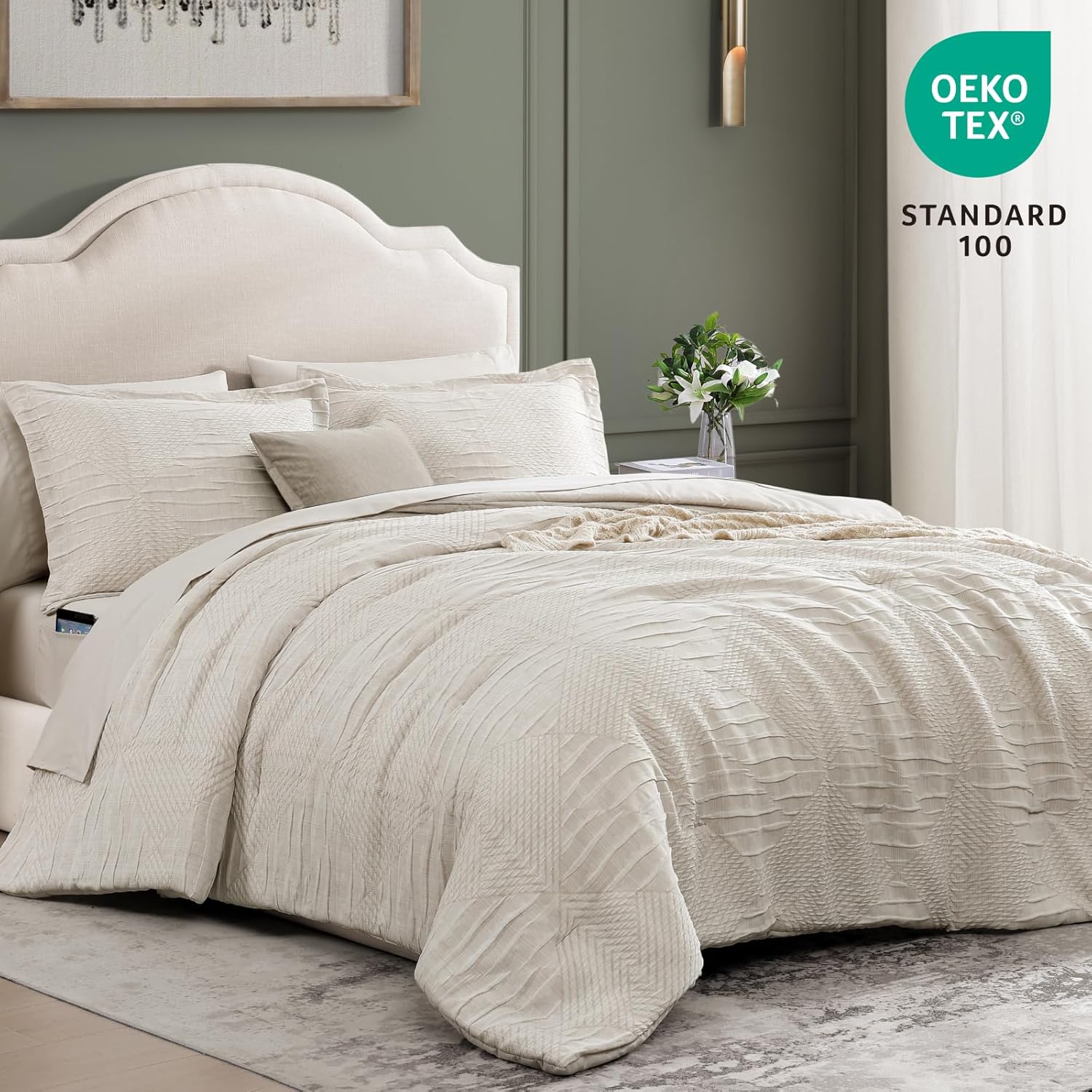 Charcoal Grey Queen Comforter Set