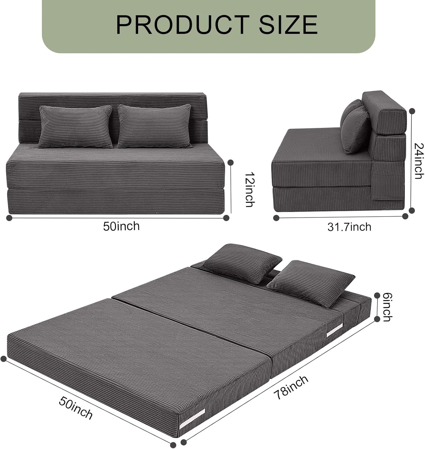 Convertible Sofa Bed