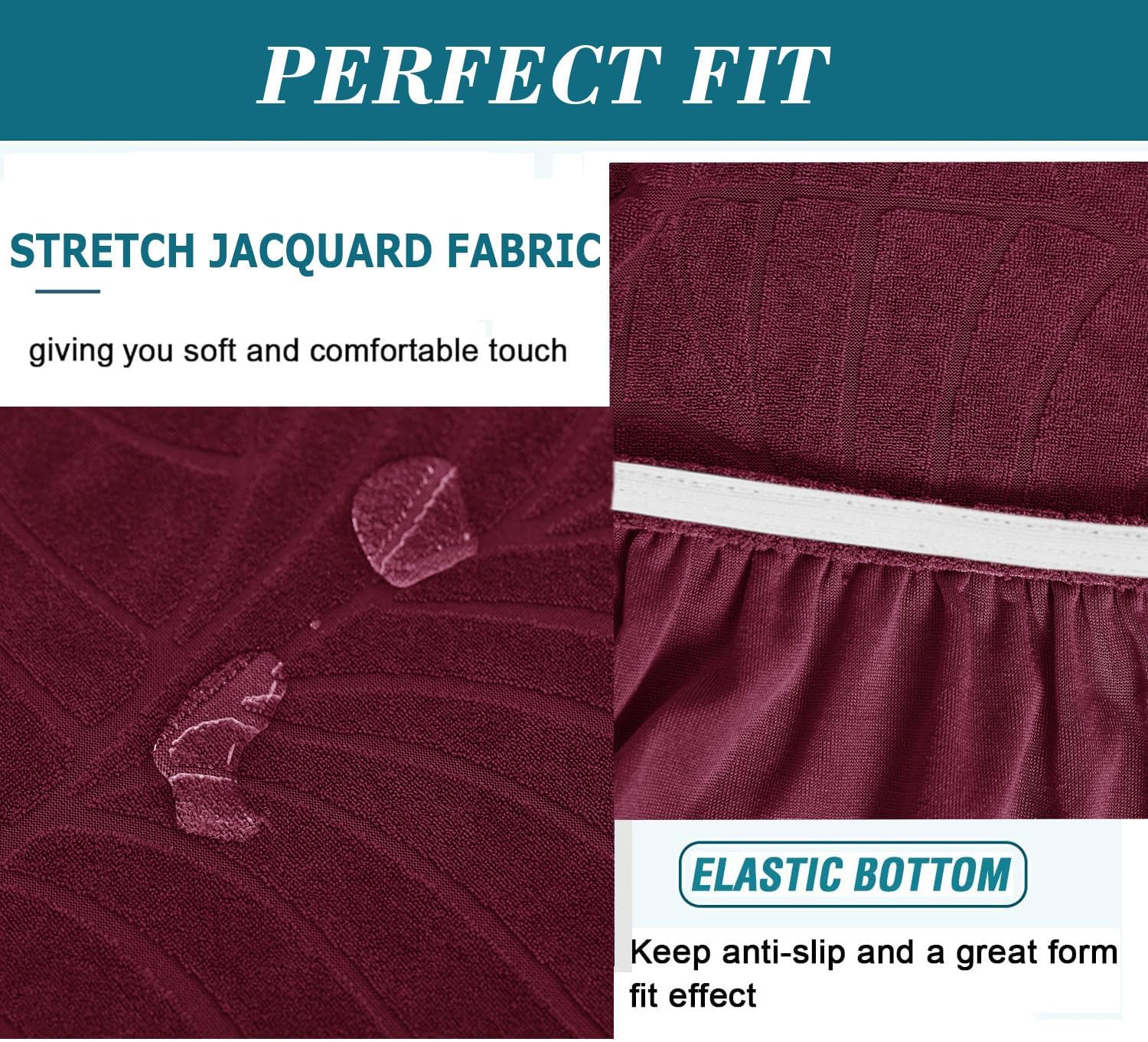 Ottoman Cover Square-Stretch Water Repellent