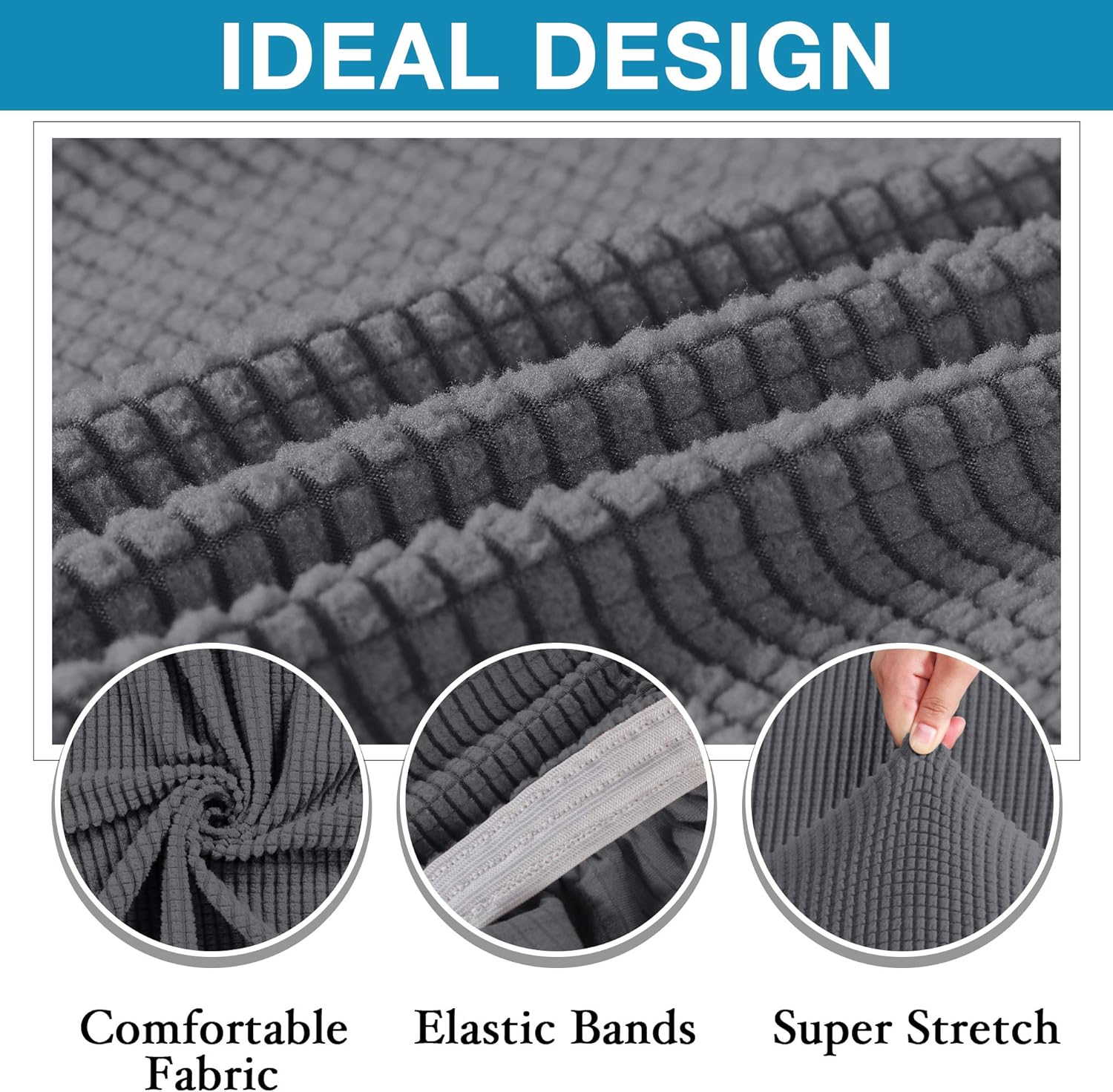 Square Ottoman Slipcovers