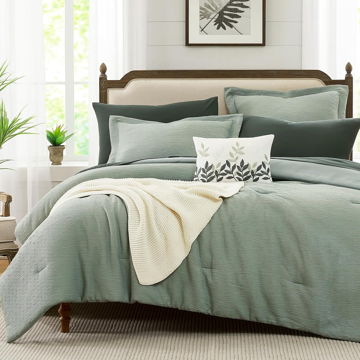 Charcoal Grey Queen Comforter Set