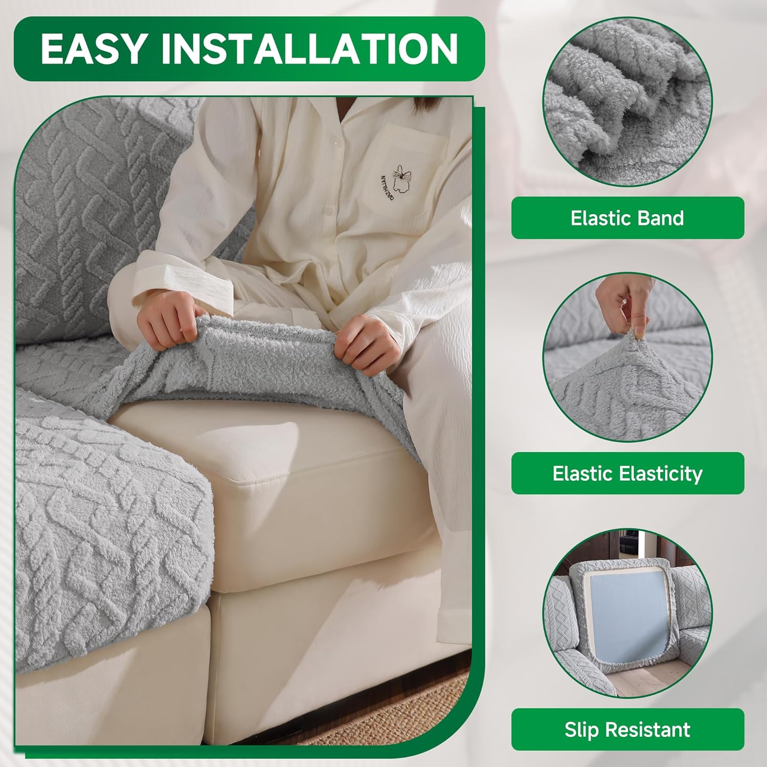 Couch Cushion Covers,