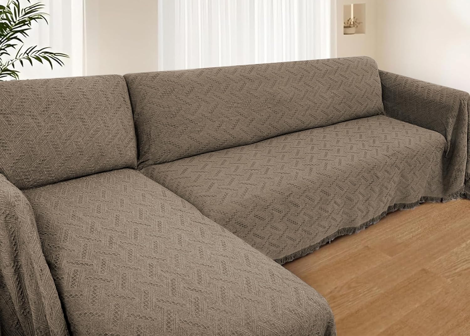 Couch Covers 2 Pieces L Shaped Sofa Cover
