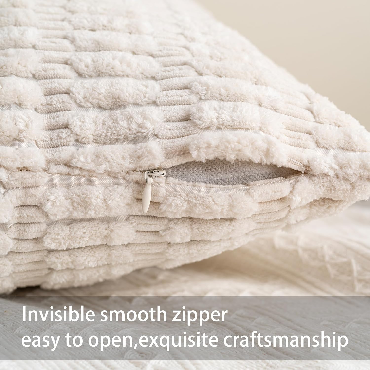 Pack of 2 C Throw Pillow Covers