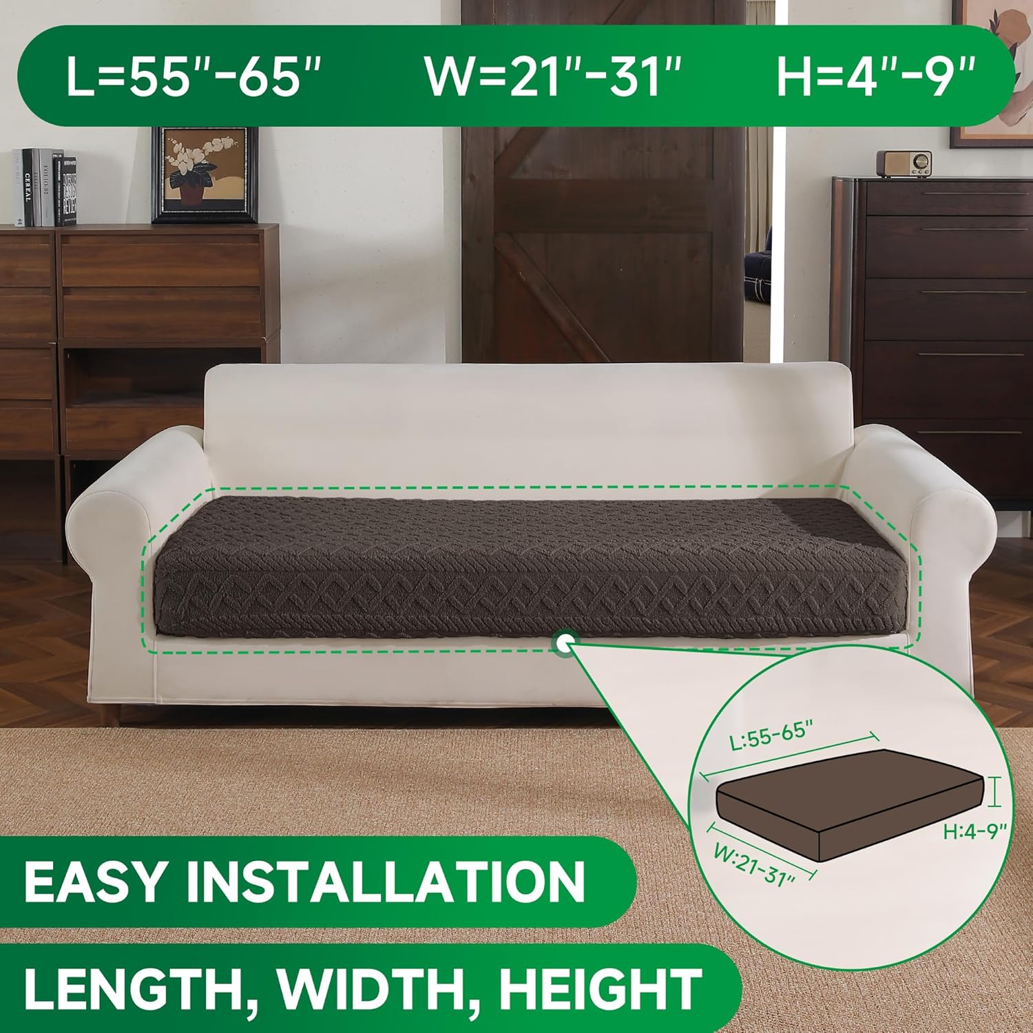 Couch Cushion Covers,