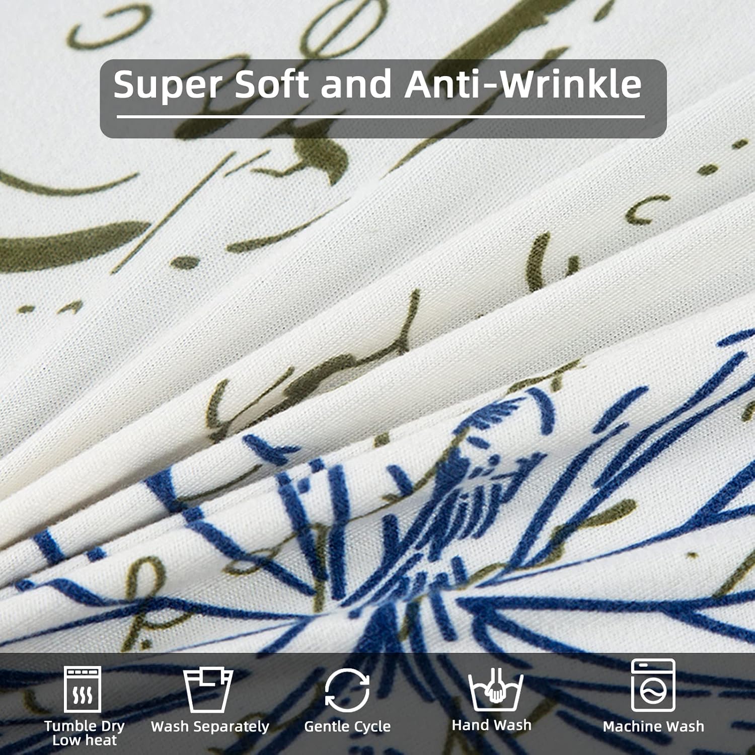 Wing Chair Slipcovers 2 Pieces Stretch Spandex Wingback Chair Covers Sofa Slipcover Printing Wingback Armchair Slipcovers Furniture Protector Couch Soft with Elastic Bottom for Wingback Chairs,12