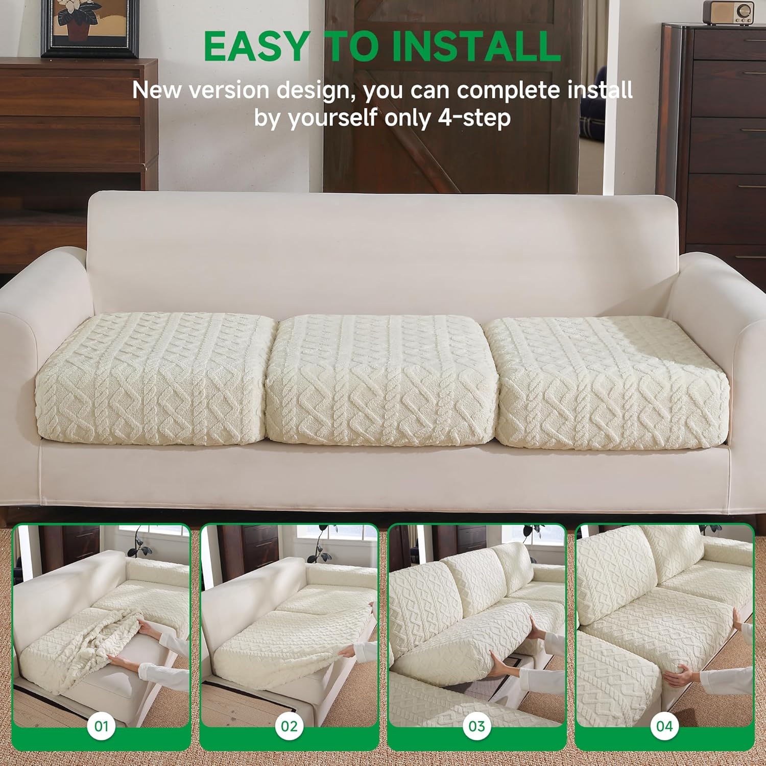 Couch Cushion Covers,